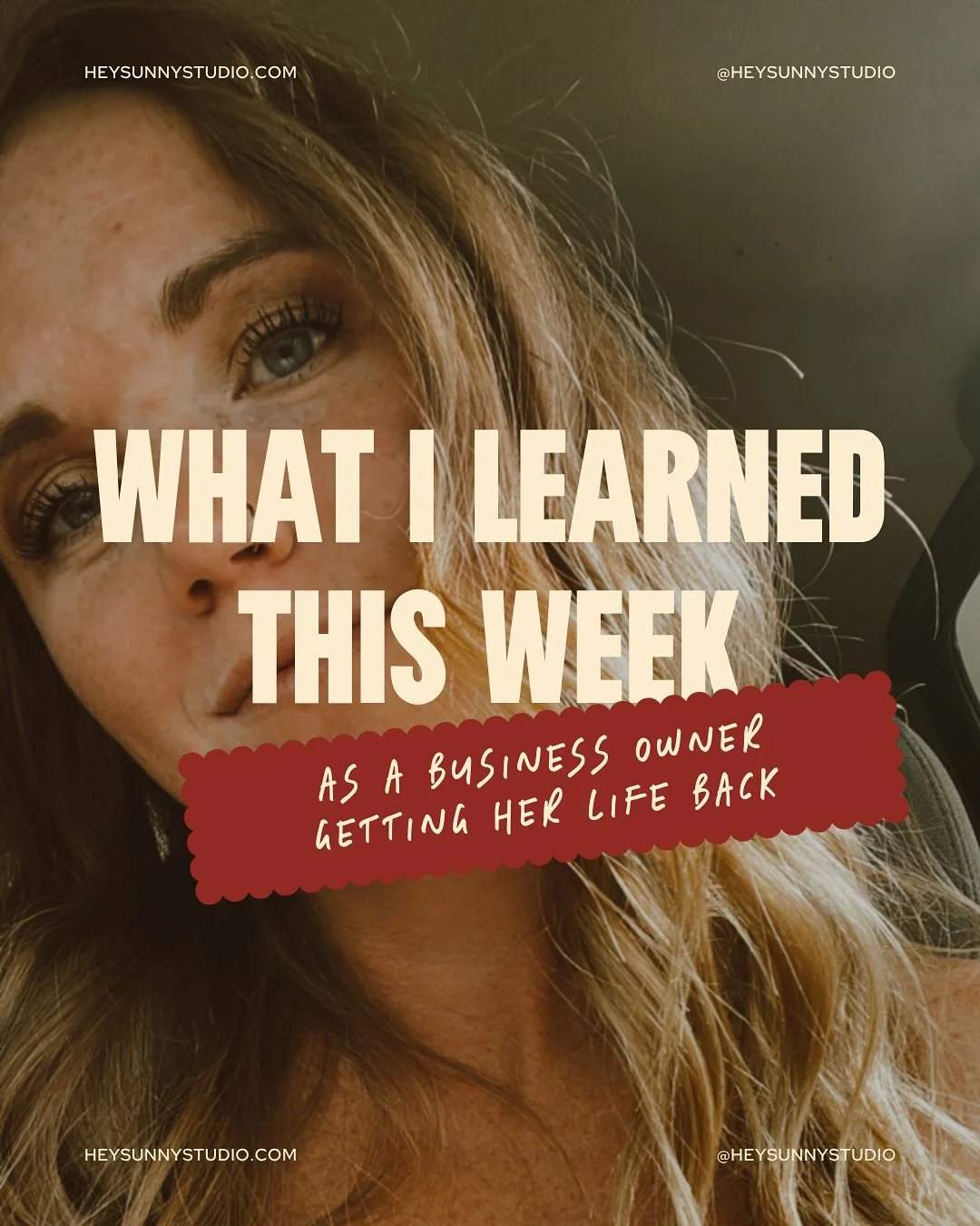 Ahem another moment for that last sentence:

When you don&rsquo;t have a solid footing under your brand or business, your life becomes collateral. 💀 

The constant thinking about work,
Never having enough hours in the day,
Resenting work when you wa