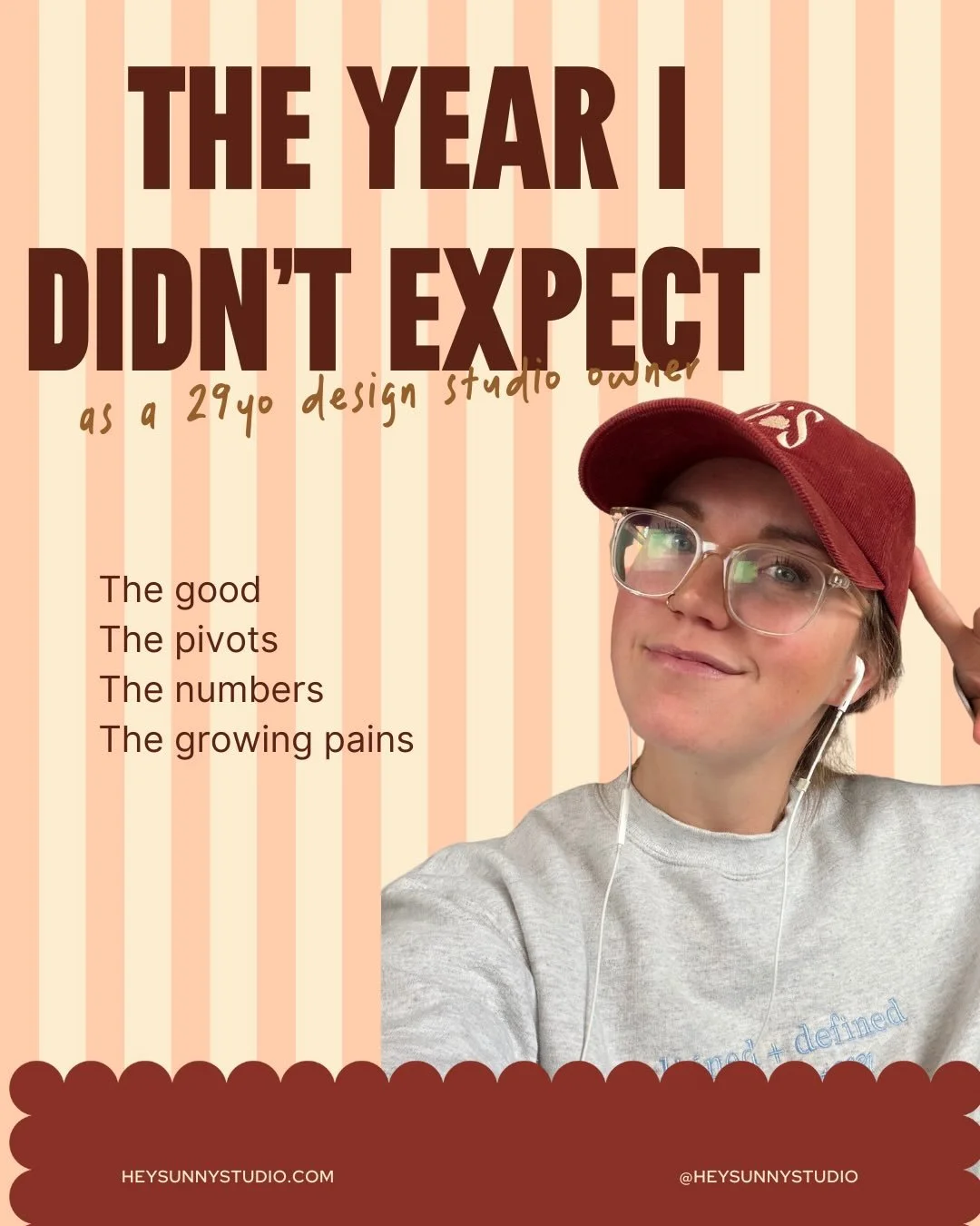 Not the same person I was at the start of the year 🤭 AND HOW BEAUTIFUL IS THAT?!? 

2025 was a record year in a lot of ways - the numbers show growth, but the shit I&rsquo;m most proud of you can&rsquo;t see with your eyes. 

A healed nervous system