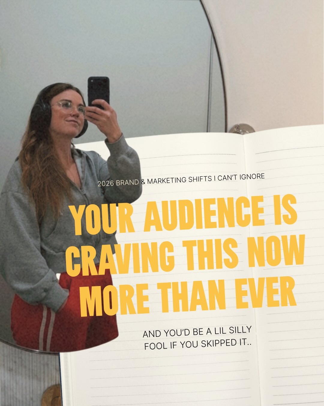 For every brand owner but especially in the health &amp; fitness industry 🤭

People are CRAVING!!! ABSOLUTELY CRAVING more connection than ever before. 

And what&rsquo;s required to build that connection has changed a lot, the bar has been raised, 