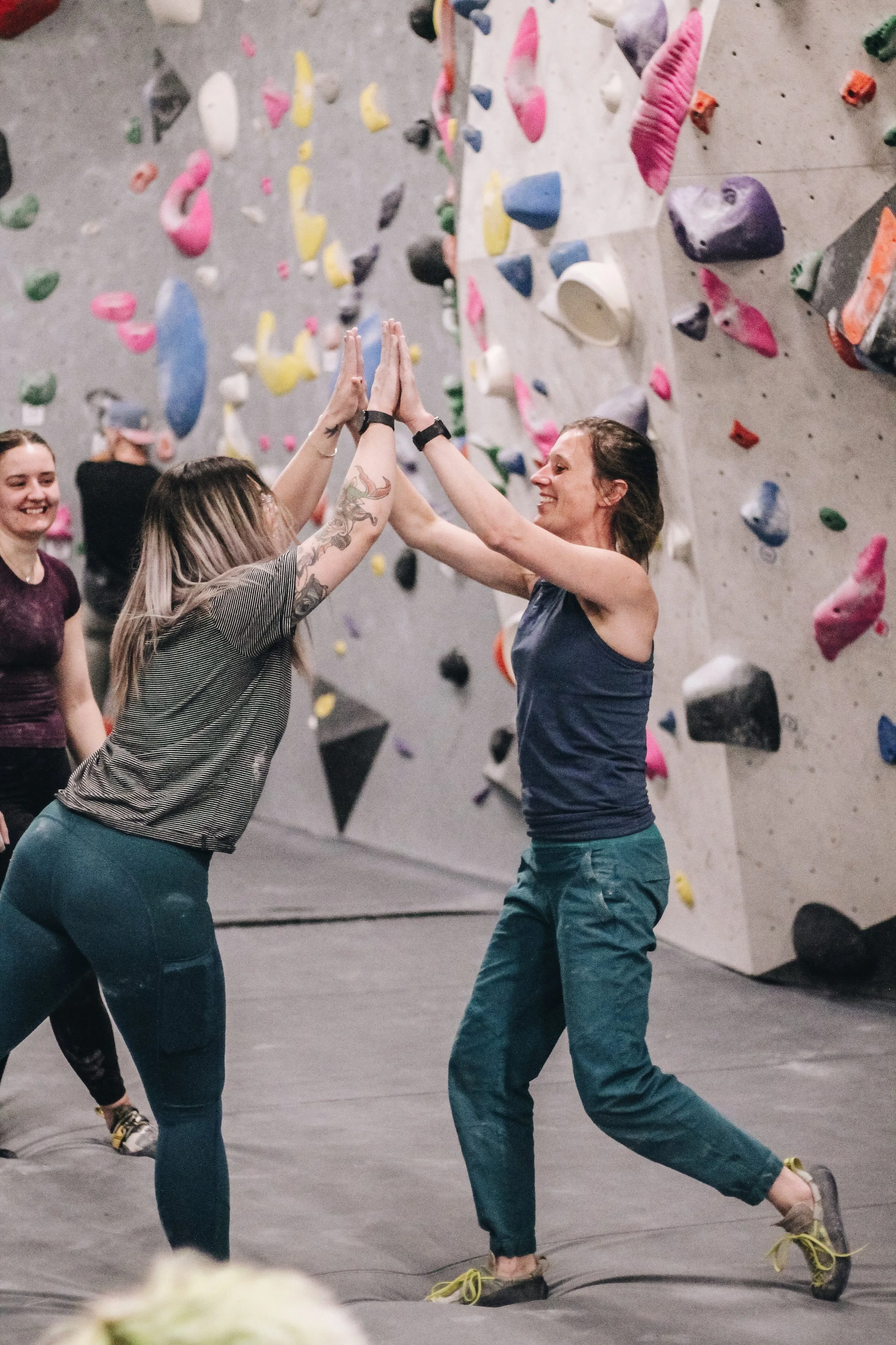 Adult Bouldering League — Vertical View