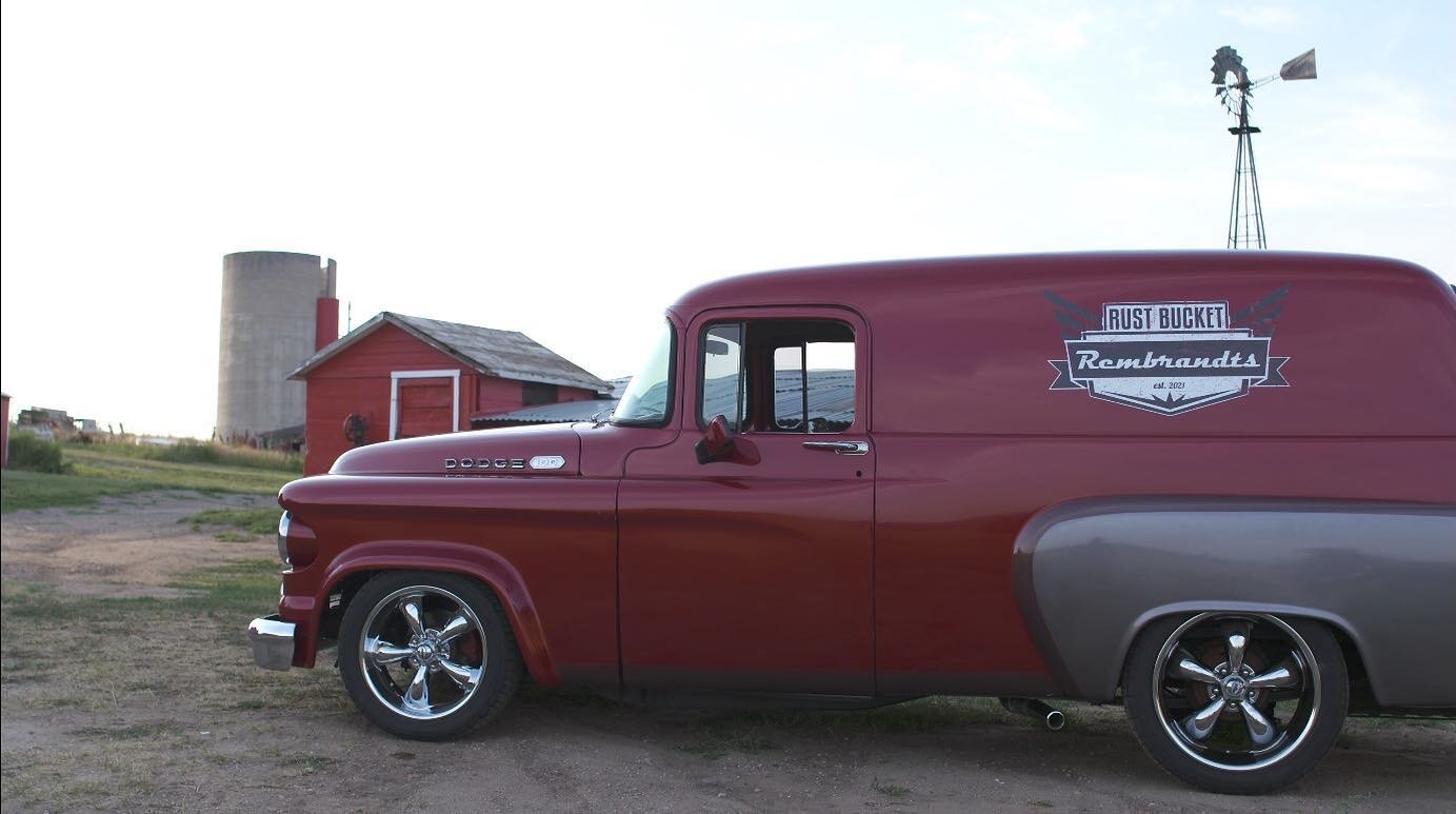 I&rsquo;ve been asked about the red truck that you see me driving in the opening minute of the first Rust Bucket Rembrandts episode. I&rsquo;m proud to say that it&rsquo;s my 1962 Dodge Town Panel truck named Remy, short for Rembrandt. Introduced in 