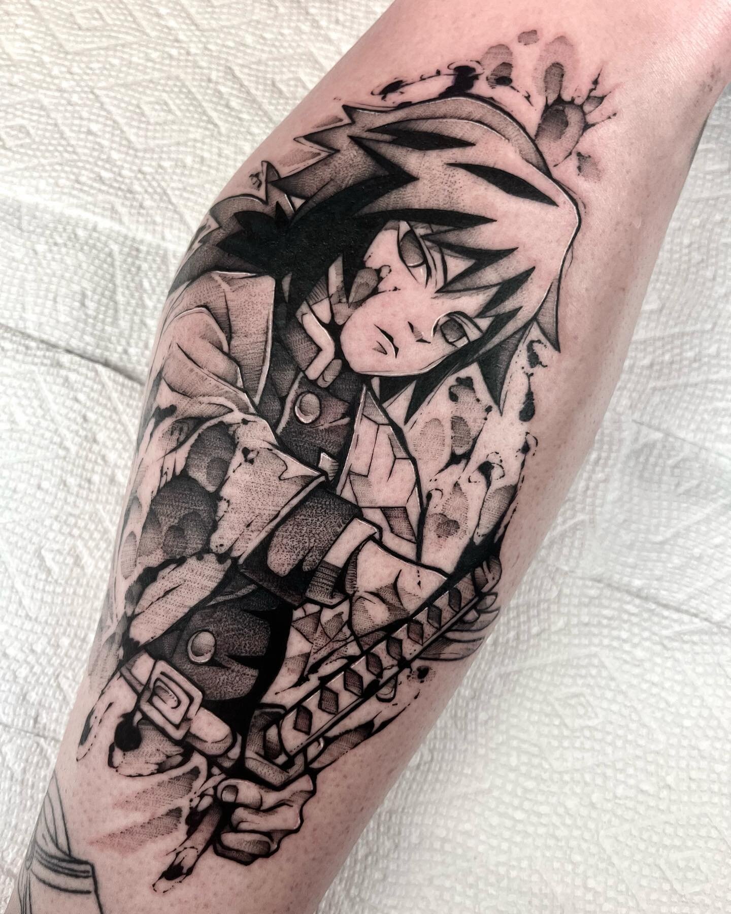  Giyu Tomioka  Got to tattoo my favorite Hashira the other day Whos  your favorite  giyuutomioka demonslayer  Instagram