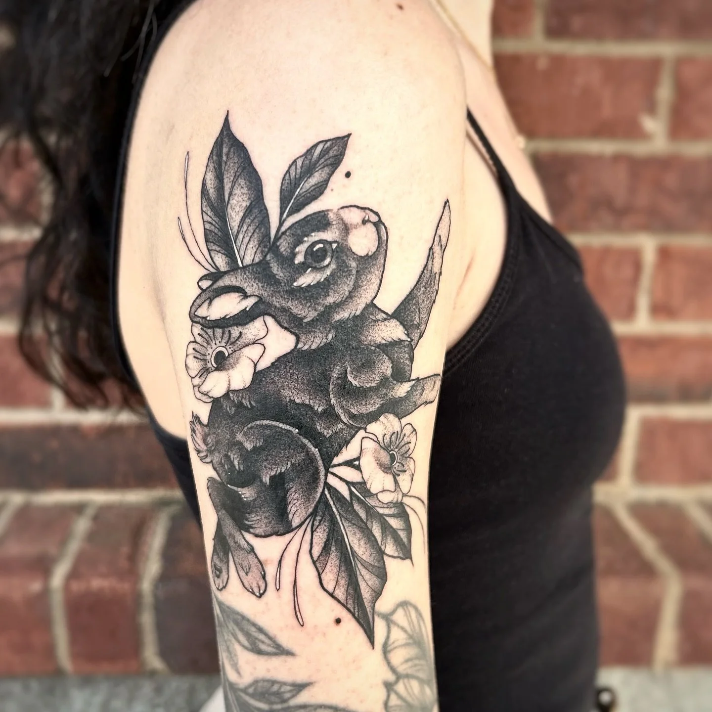 little bun🤍🐇 done @nimbus_tattoo 

#tattoo #tattooartist #anime #animetattoo #animetattooartist #kawaii #kawaiitattoo #kawaiitattooartist #cute #cutetattoo #traditionaltattoo #traditional #neotrad #neotraditional #neotraditionaltattoo #atl #atlanta