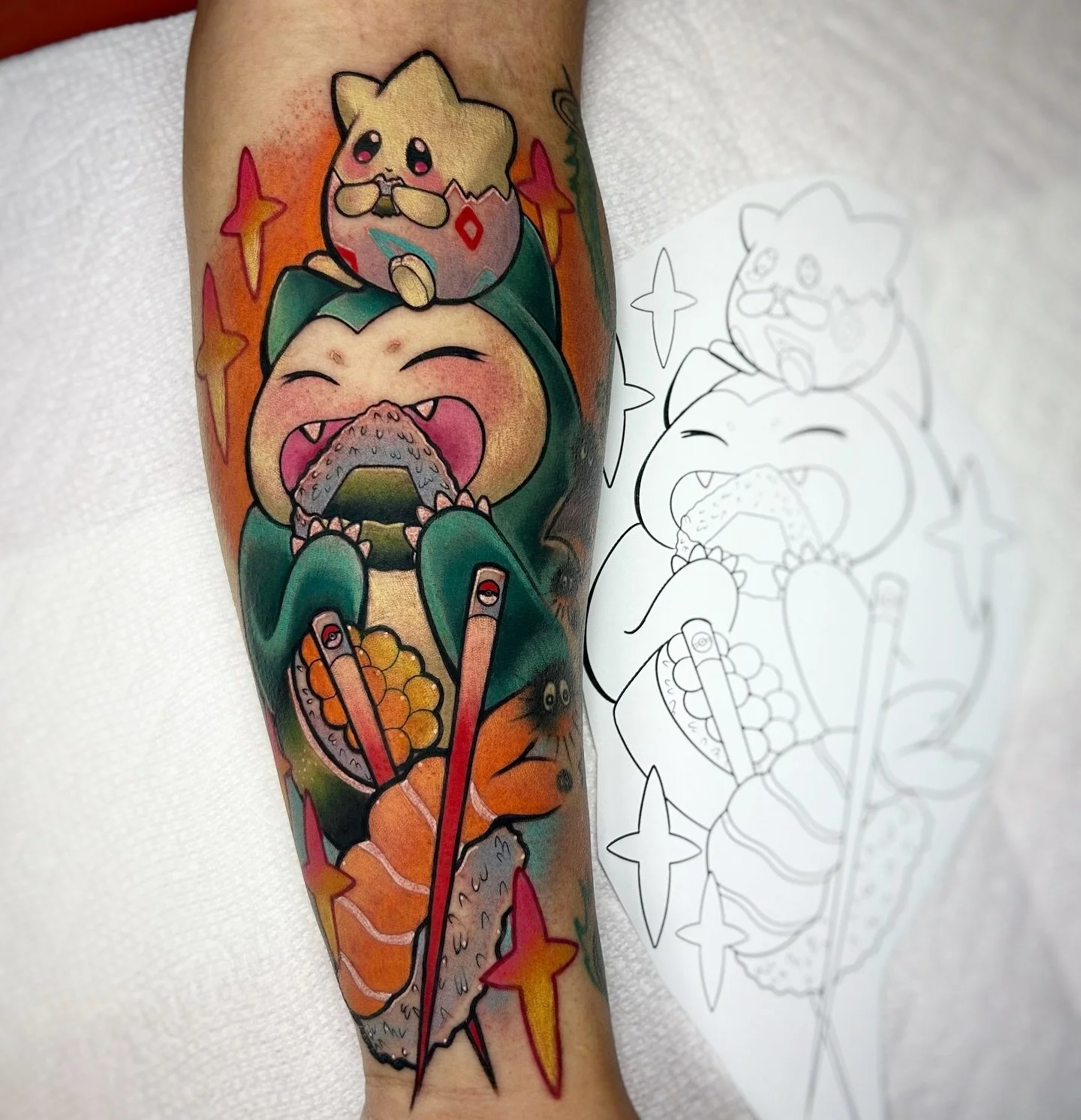 snorlax and togepi🤍 done @nimbus_tattoo 

#tattoo #tattooartist #anime #animetattoo #animetattooartist #kawaii #kawaiitattoo #kawaiitattooartist #cute #cutetattoo #traditionaltattoo #traditional #neotrad #neotraditional #neotraditionaltattoo #atl #a