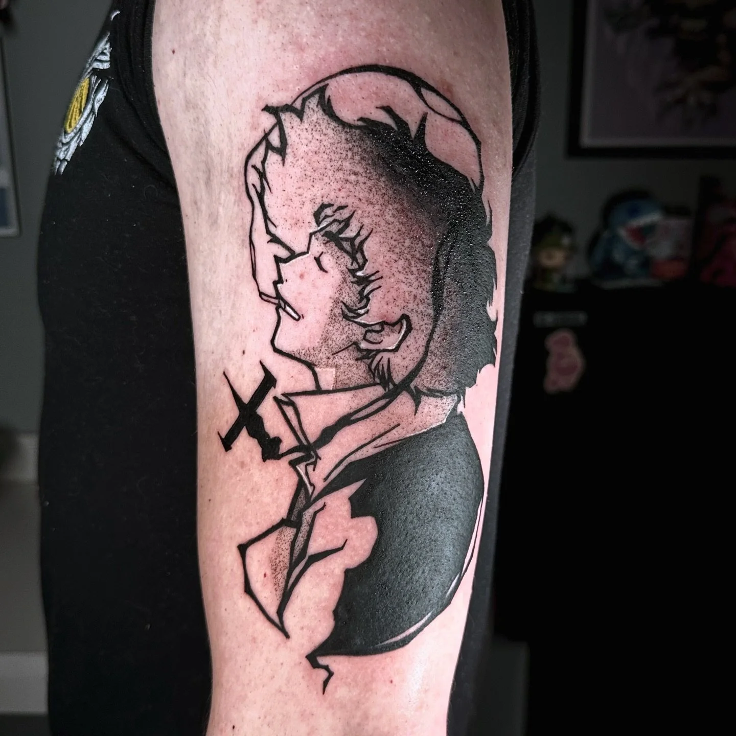 had the honor of tattooing one of my fav characters of all time recently. this scene in particular has always meant a lot to me, and the lesson in it is relevant to the way I felt after not being able to get a great pic of this piece. if you&rsquo;ve