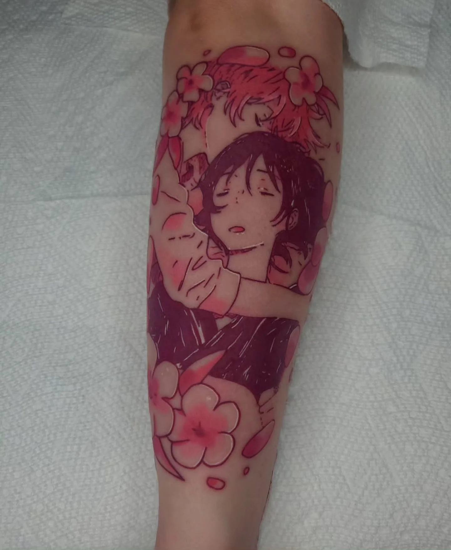 🌸Monochrome Yaoi🌸 please bring me more embellished manga panels🥹 and shout out to my wife @keth.billion for always letting me do our favorite things on her💖
🌸
🌸
2026 is open! Few days left in November and December 
💖
💖
💖
#tattoo #color #tatt