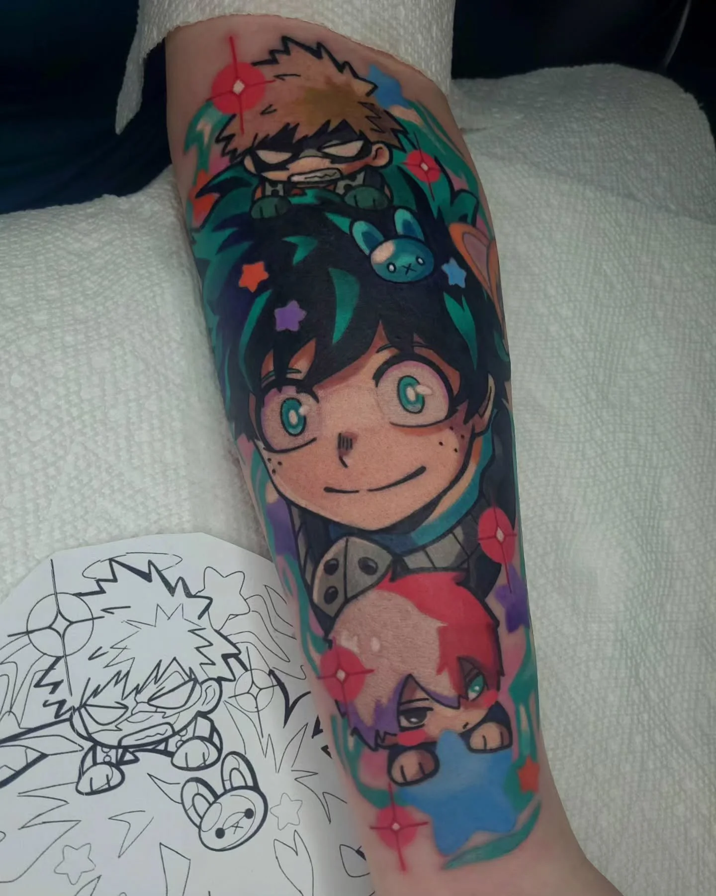 ✨️My Hero Triad✨️ I love decora anime portraits😭💖
✨️
✨️
✨️
Books are open! Full day 1200, half day 600 and anything in between. Pre-drawns are discounted along with wishlist subjects! Dm or hit my booking link💖
💚
🧡
❤️
#tattoo #color #tattooartis