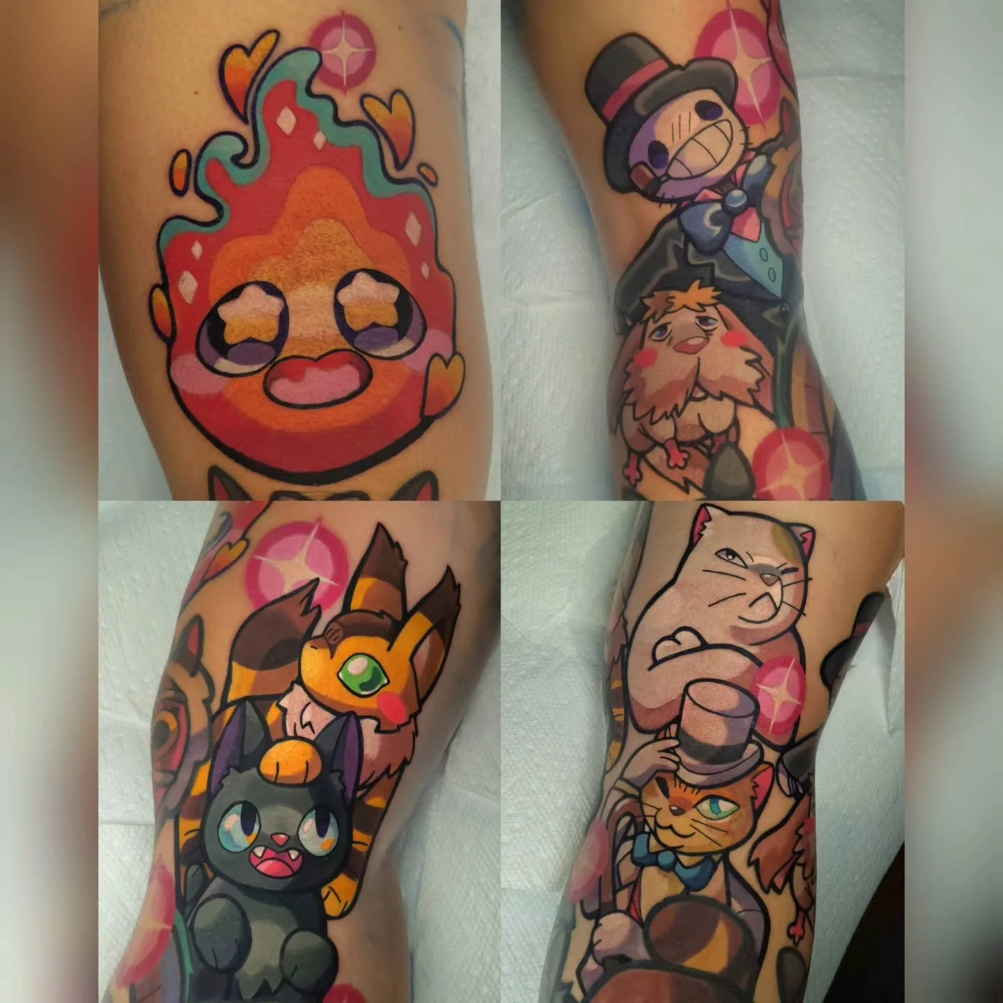 ✨️Another run on this Ghibli Sleeve!✨️ 4 days back to back because my clients are tough💪 on more 4 day run plus a session for background and it will be done!!! Thank you again @yauwaihk cant wait for the next one! 
✨️
✨️
Books are open for all of 20