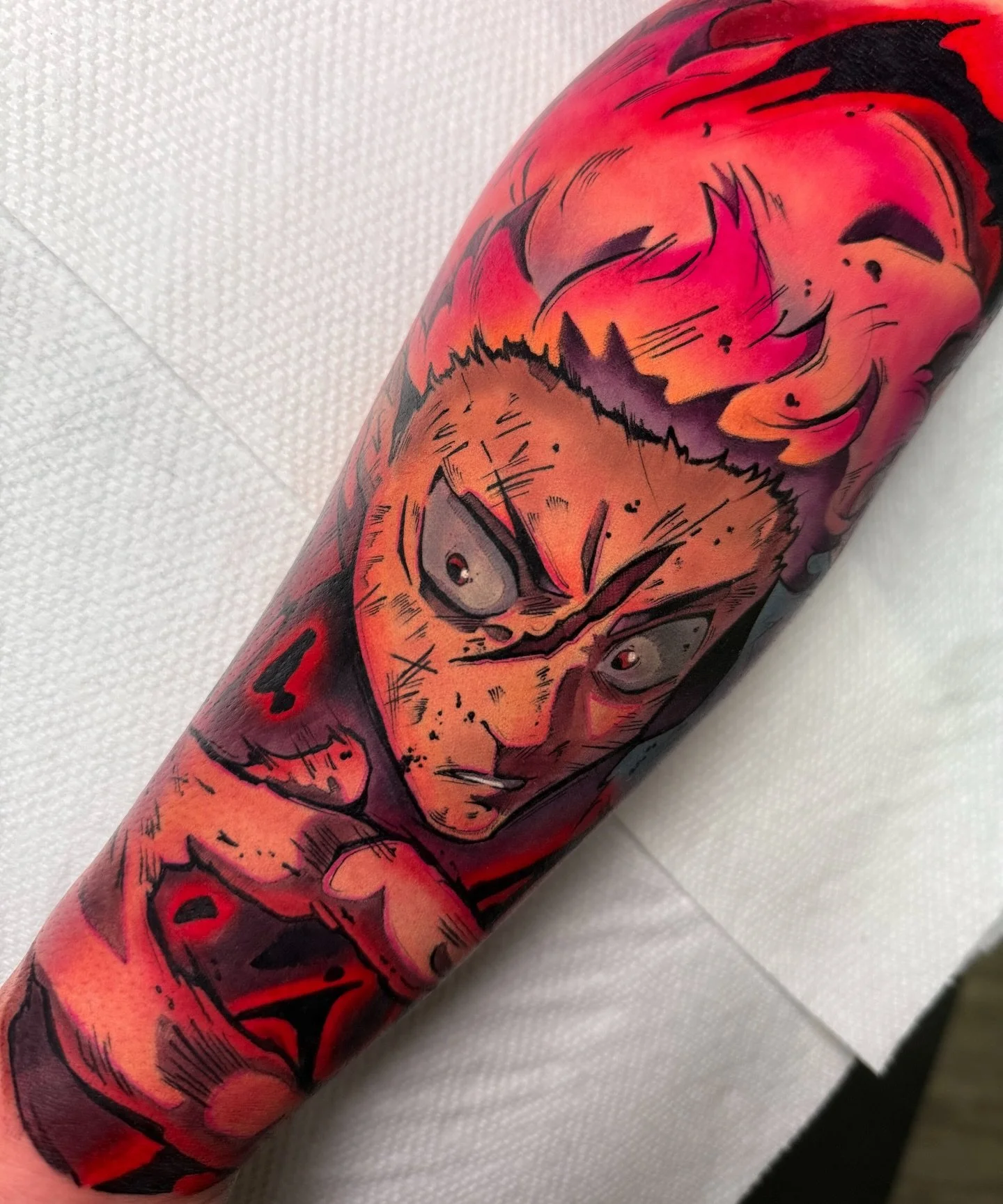 Itadori 
#jjk #color #anime #tattoo #love