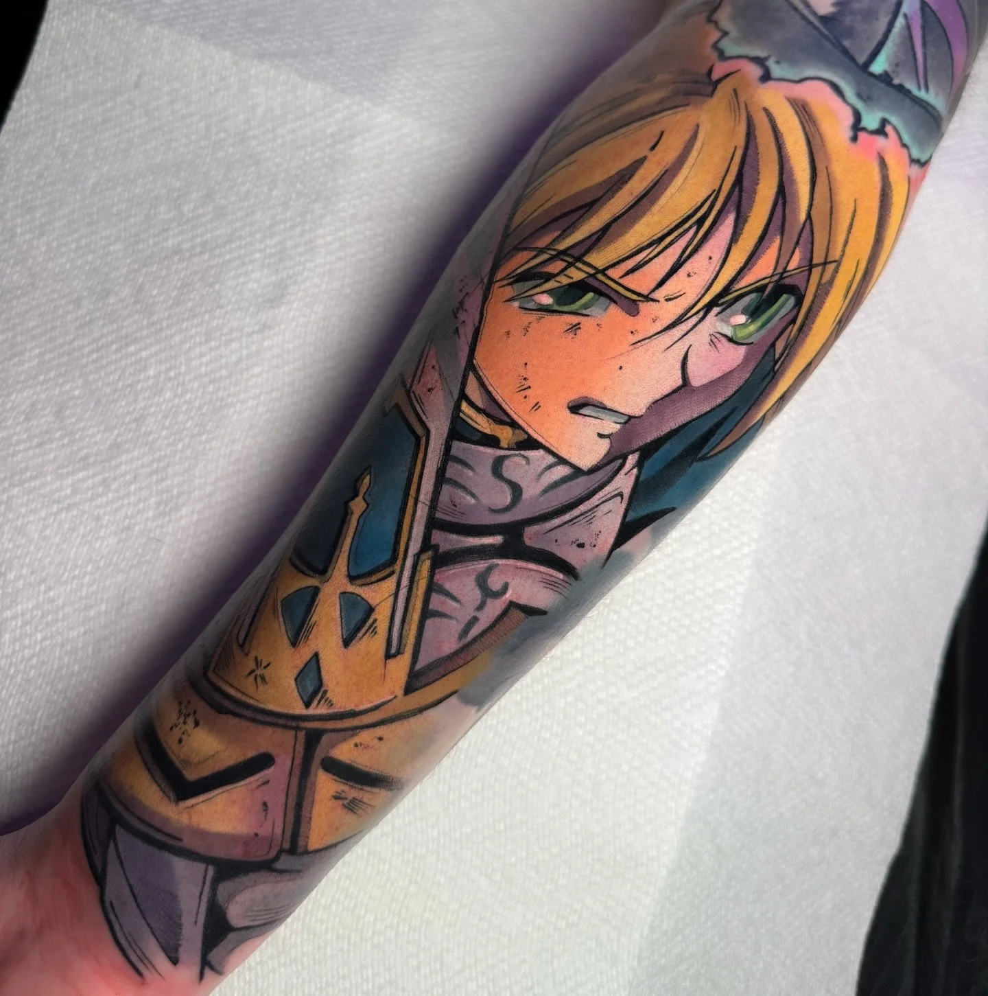 Saber Artoria 
#saber #tattoo #anime #thankyou #love