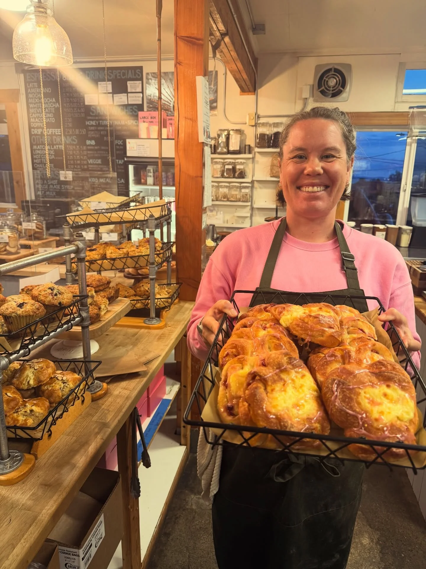 Happy Valentine&rsquo;s Day! We&rsquo;re stocked with sweet treats today including these special edition cherry vanilla heart pastries! Spread the love today ❤️