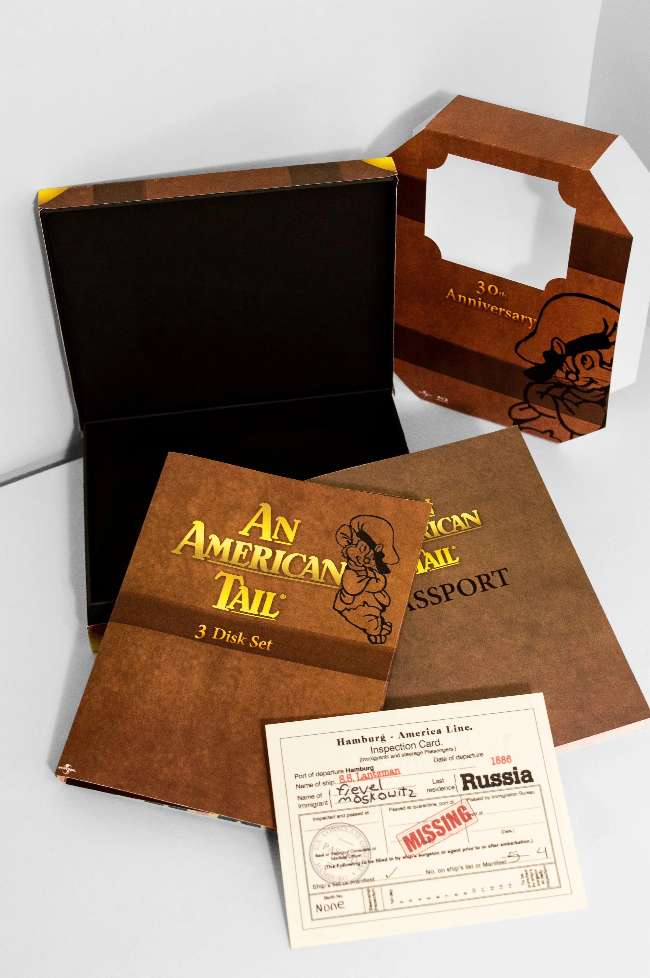 Open Suitcase, Contents, & Sleeve