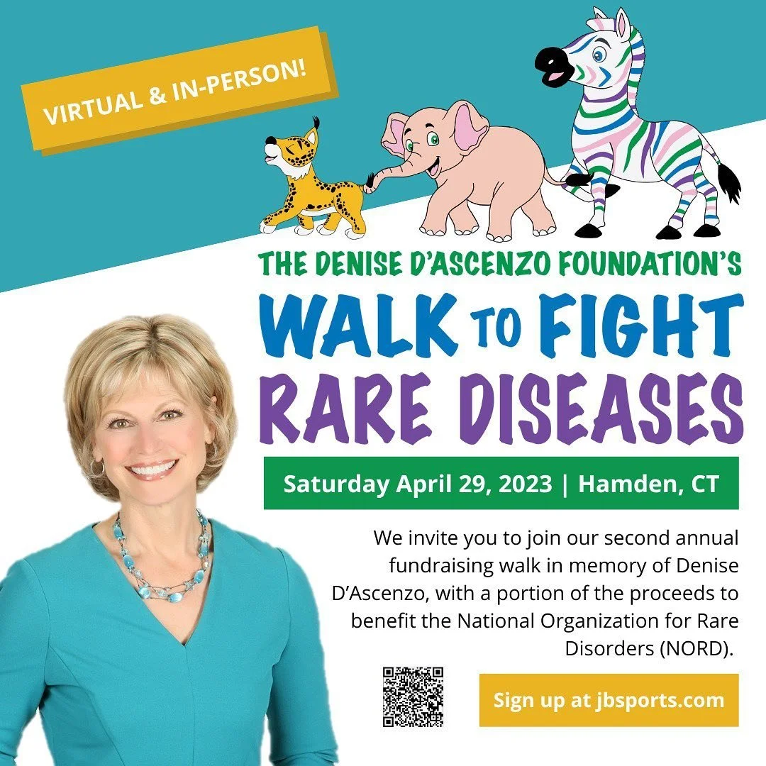 🦓The Denise D'Ascenzo Foundation invites people of all ages to join its second annual fundraising walk in memory of Connecticut&rsquo;s beloved news anchor, Denise D&rsquo;Ascenzo. 

🌻The two-mile health walk will step off at 10:00 a.m. on Quinnipi