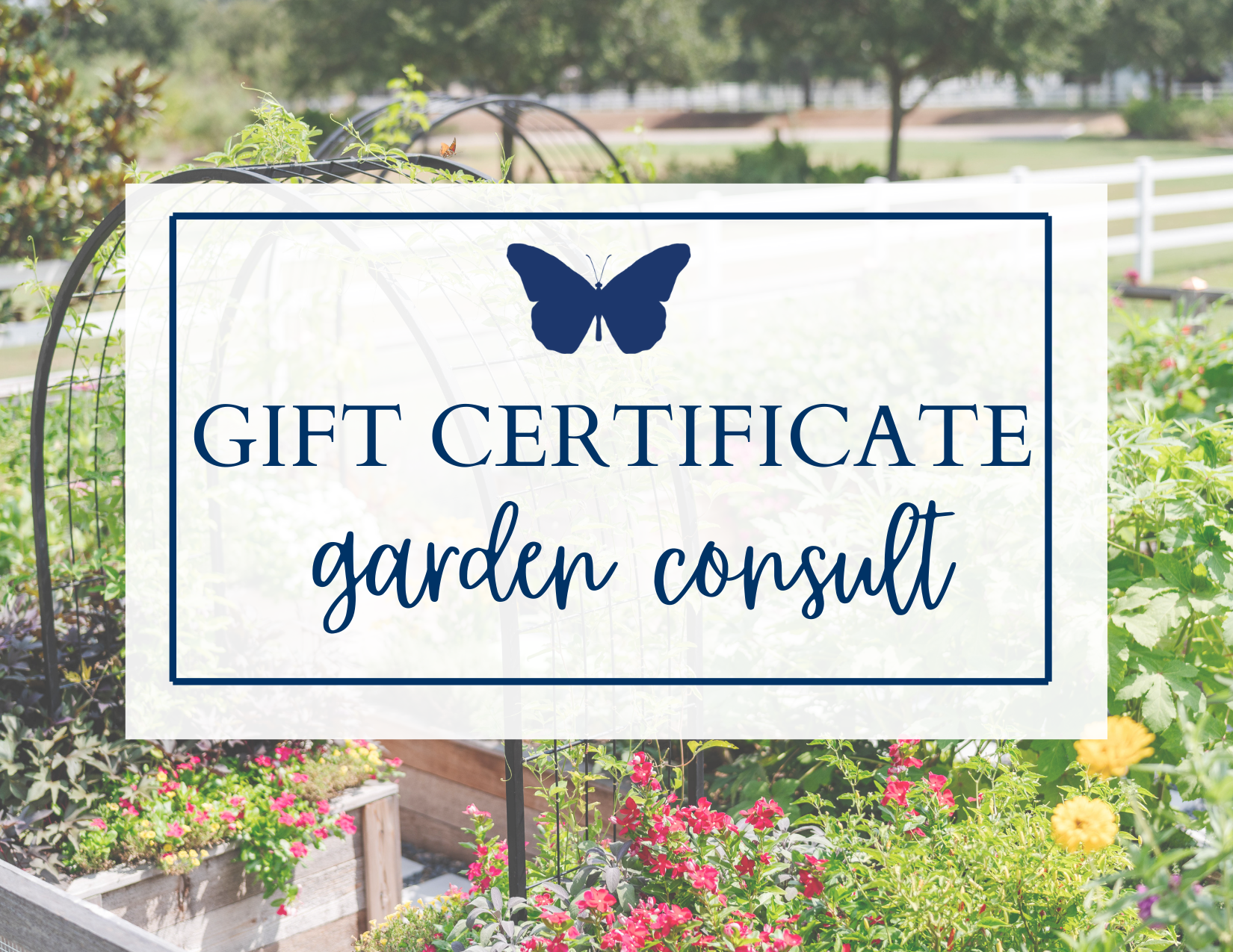 Garden Consult- Gift Certificate