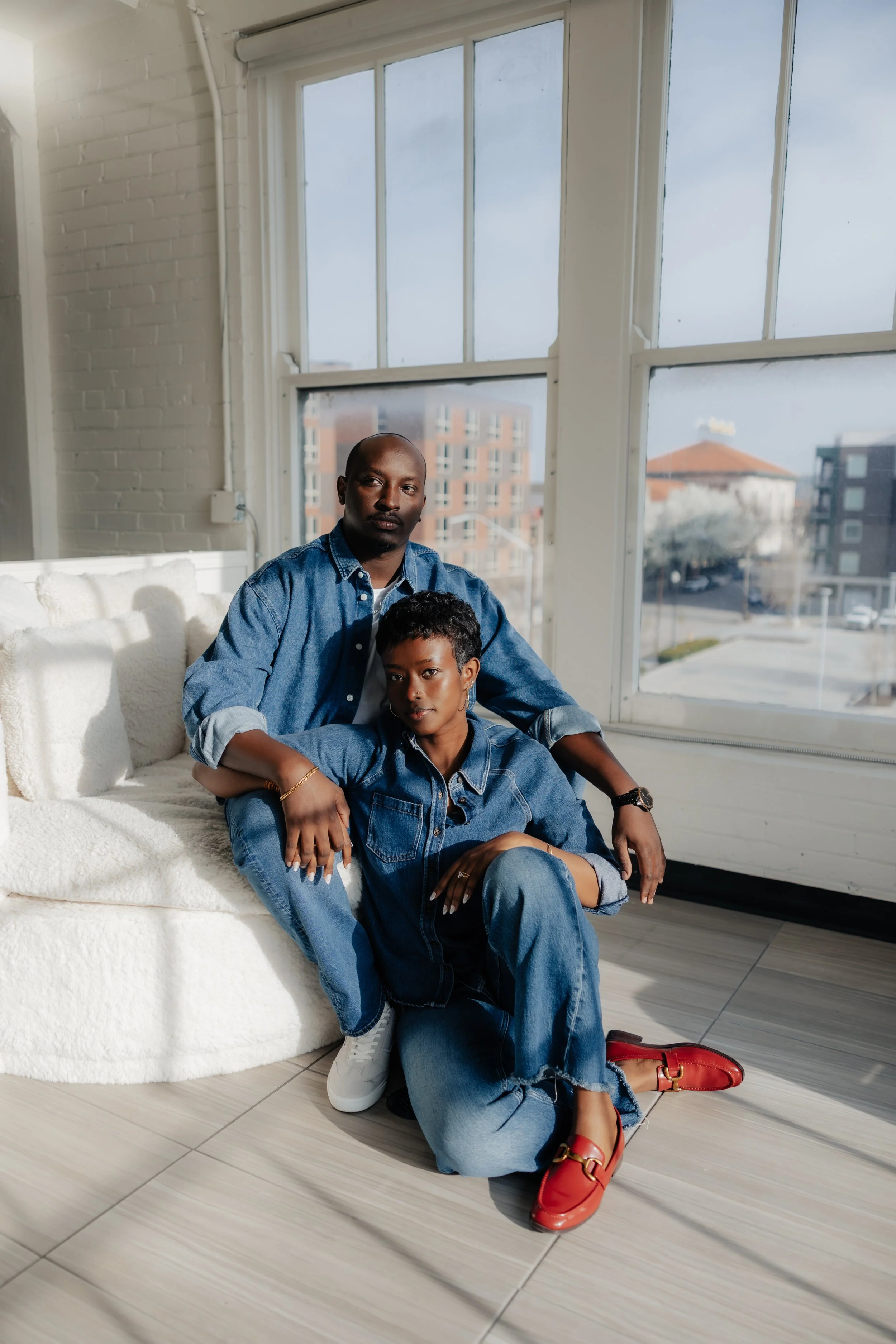 The Flat Studio Engagements | Sandrine + Nelson