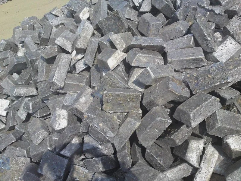 Clean Lead scrap at Port Perry Salvage