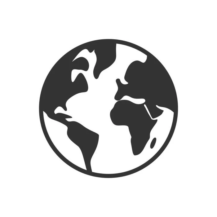world map icon