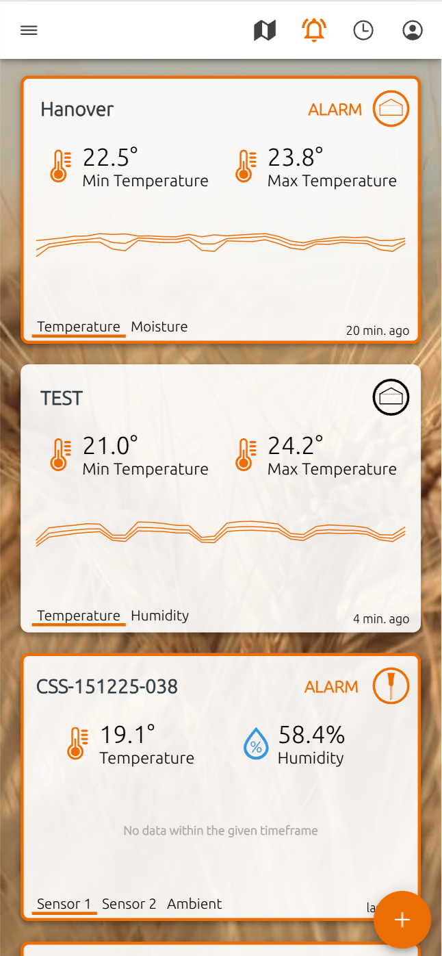 home page agrolog app