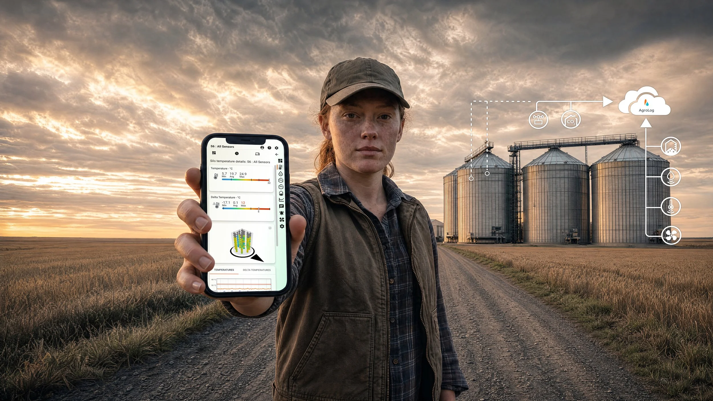 TMS6000  Link - Wireless Grain Monitoring