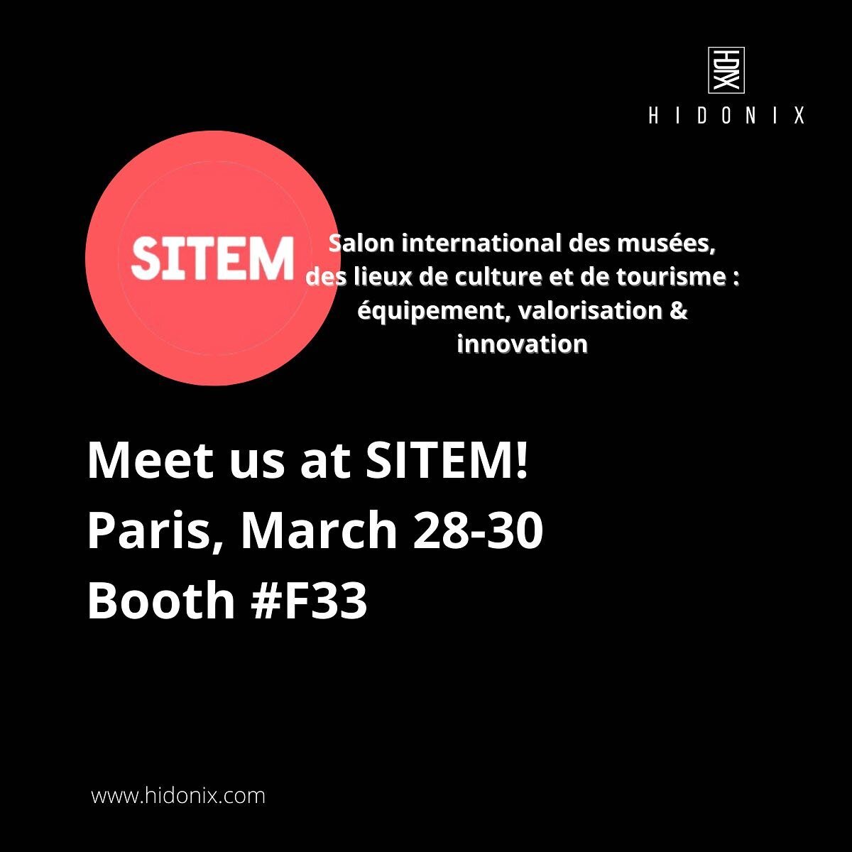 Be sure to stop by and say hello to our team members at SITEM!
This year&rsquo;s event will take place at Carrousel du Louvre in Paris from March 28th to 30th.
We can&rsquo;t wait to see you there!
-
#sitem #museums #museumlover #tradeshow #networkin