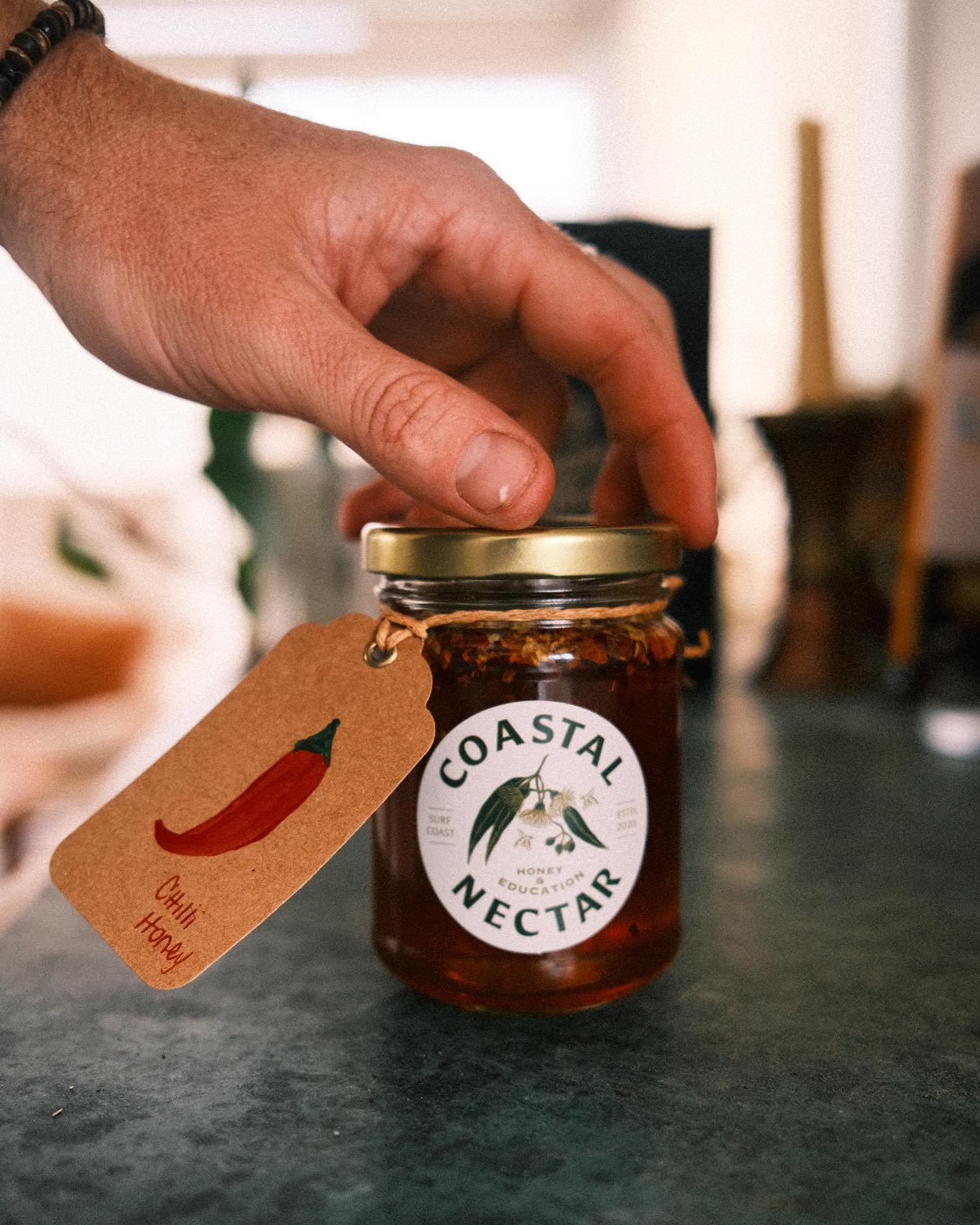 CHILLI HONEY 🌶

After a successful trial batch with friends and family, we&rsquo;ve decided to release a micro batch of chilli honey

This spicy new addition adds a delicious flavour when drizzled over baked veggies, stir-fries, fish and even a spoo