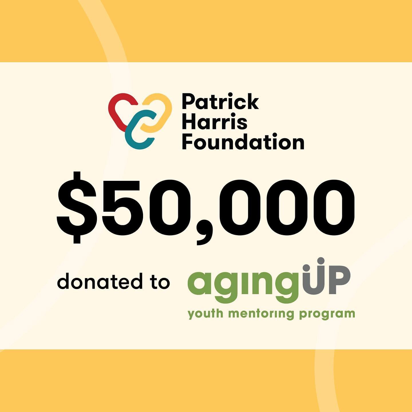 THANK YOU! We&rsquo;re still in awe at the huge level of support from last week&rsquo;s tournament. Thanks to you, we were able to donate $50,000 to @aging_up, directly making a positive impact on disadvantaged youth in the Sacramento area. WE DID IT