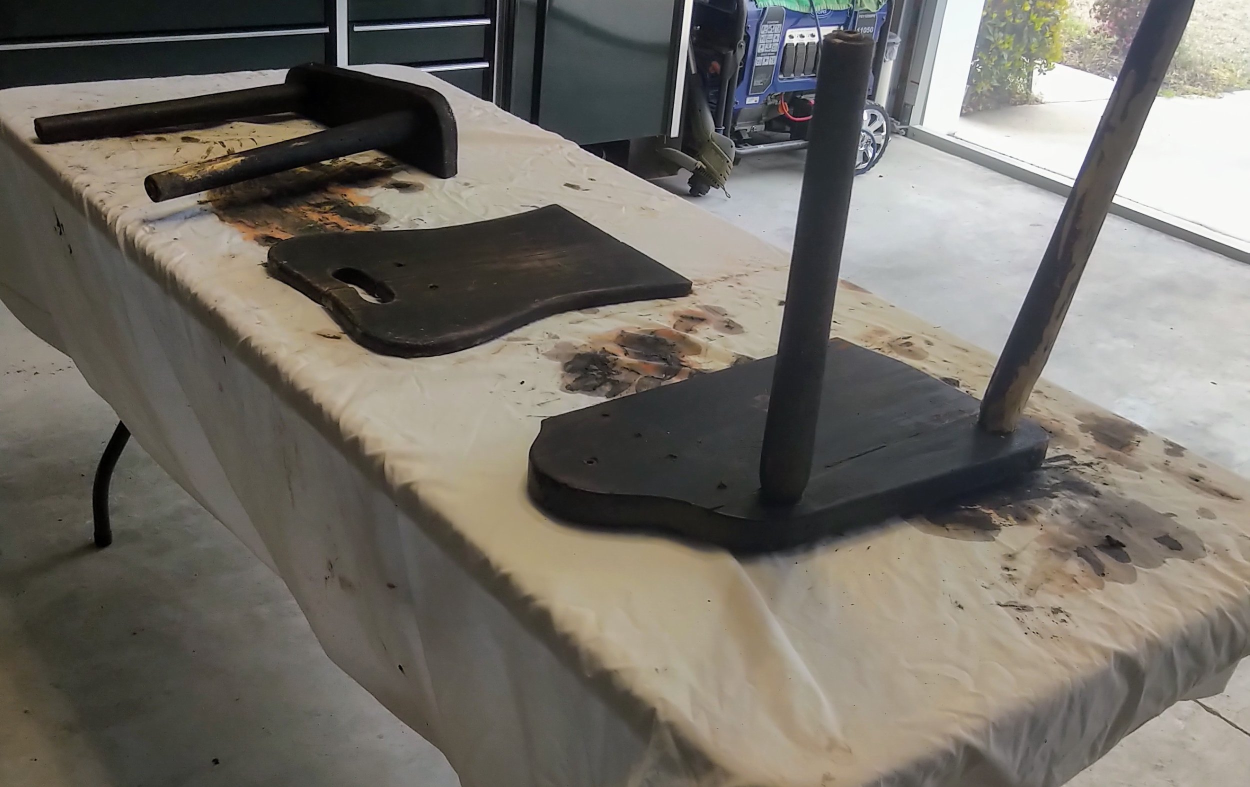 Chair 1 Being Stripped