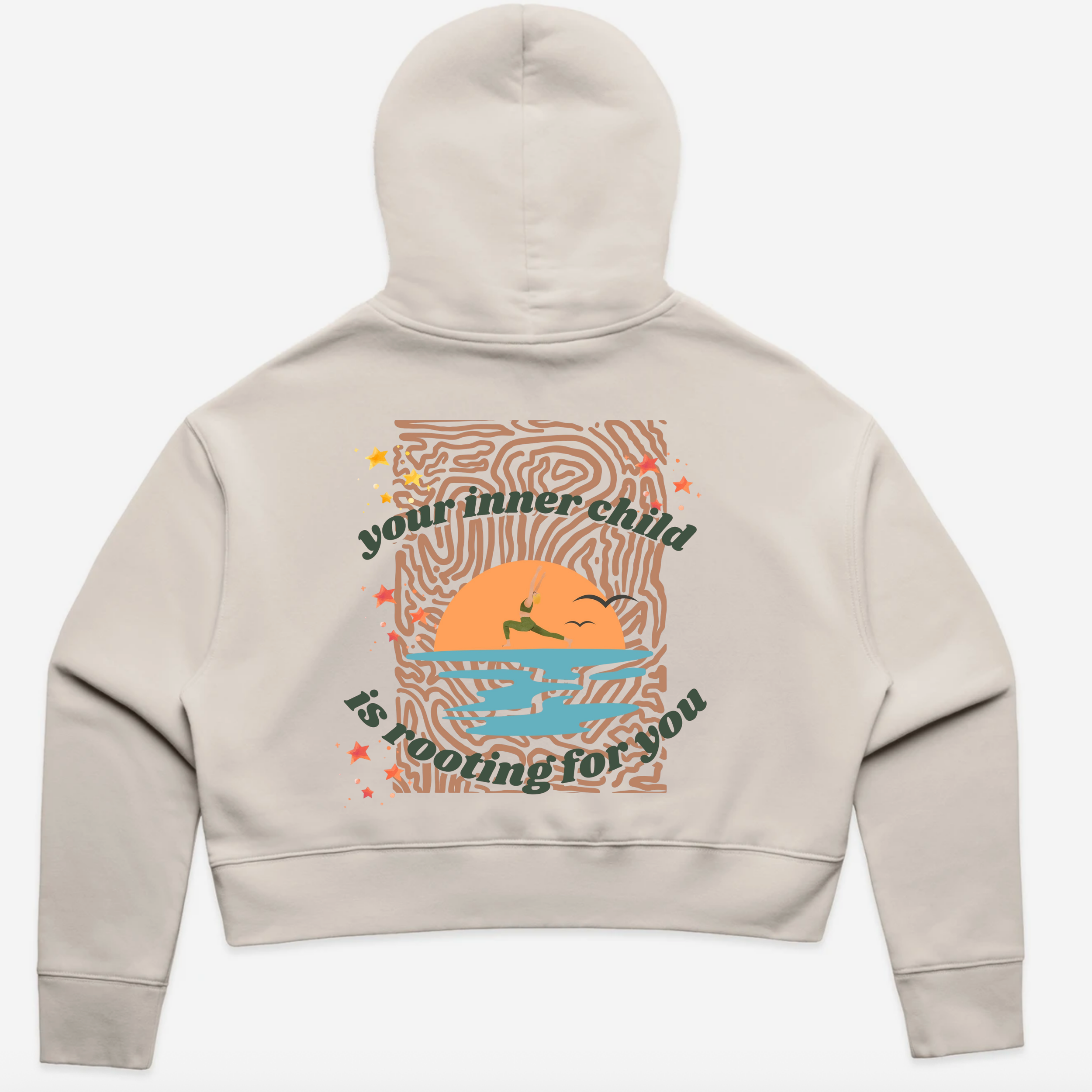 Inner Child 2 - Cropped Hoodie