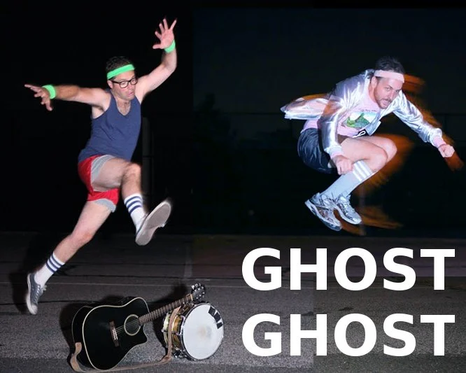 Kevin Peckham and Karl Ward, promo poster for Ghost Ghost CMJ Music Marathon 2011 show