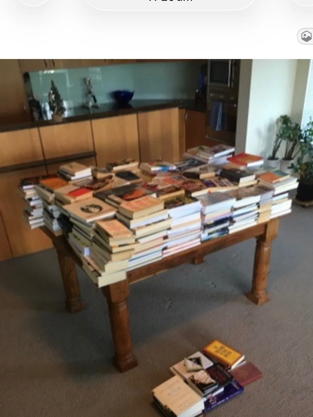 📚 This photo&rsquo;s actually from way back, these were the books I donated to Lifeline in 2016. The ones on the floor? Yeah, I kept those 😅 
Some books you just can&rsquo;t part with. 
Reading (and audiobooks on a walk) is still one of the quiet w