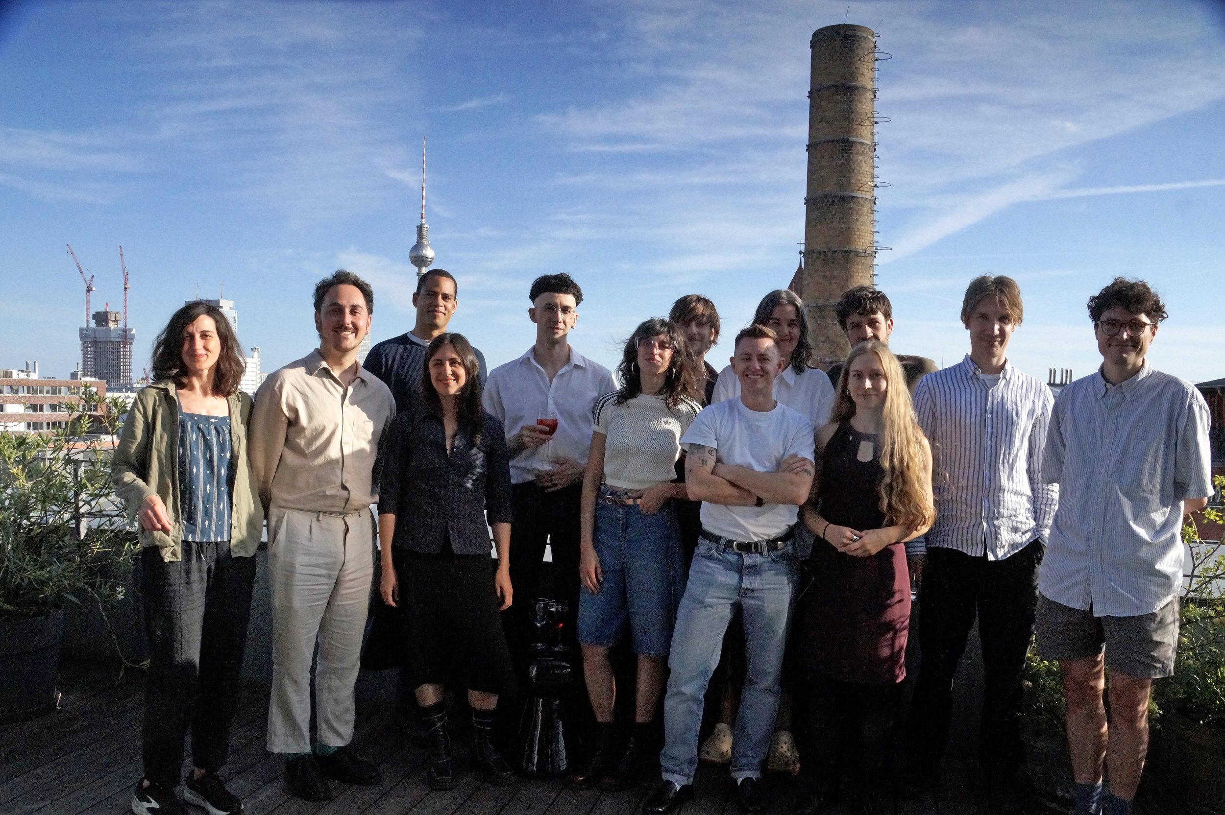 The end of fantastic 2 years at the ICI Berlin !  (Foto by Claudia Peppel, with Filippo Bosco, Kirill Chepurin, Franco Costantini, Cat Dawson, Federica Di Blasio, Yuri Di Liberto, Tobi Haslett, Nicolas Helm-Grovas, Magdalena Krysztoforska, José Anton