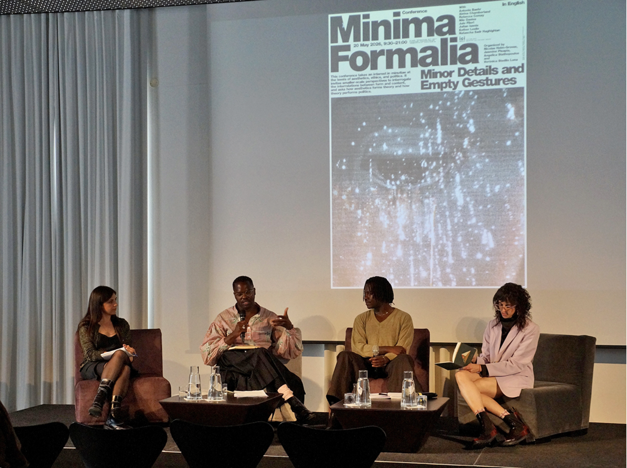Fantastic time in Berlin organizing Minima Formalia last May. Click to see the photos of the event! (Left to right: Jasmine Pisapia, Julian Isenia, Nile Davies, Veronica Stedile Luna, Image Credit © Walid Abdelnour & Silke Schwarz) 