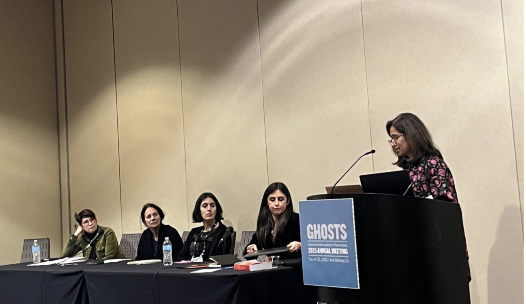 Grateful for this wonderful conversation at the AAA in New Orleans. A panel co-organized with Emily Hoffman, with Rosalind Morris, Valentina Bonifacio, Syantani Chatterjee. 