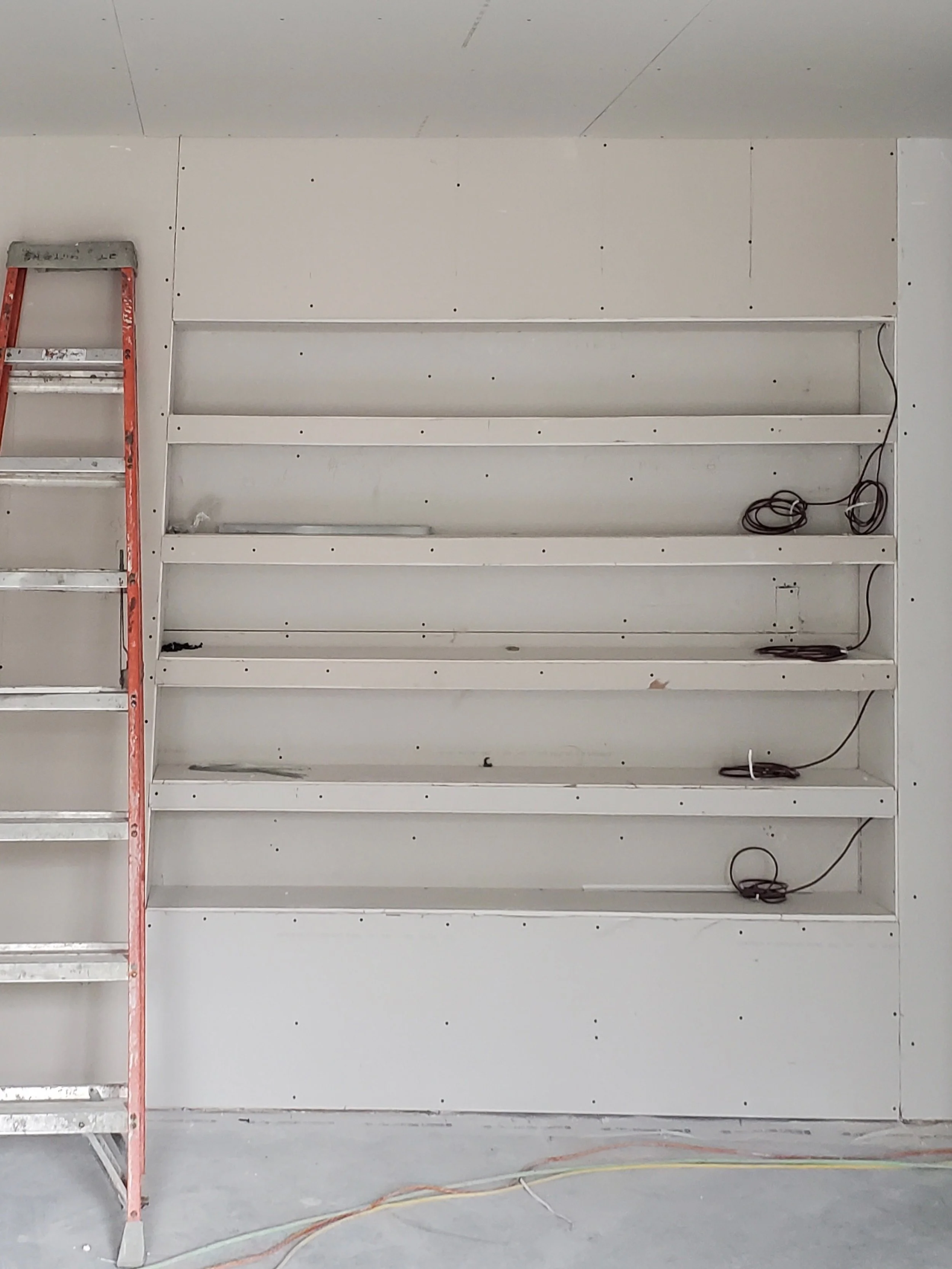 Site progress at our Medi-spa project. 

Things are coming together. Electrical roughed in.  Drywall is up. Product niches ready.

This project was a part of our new service offering-Virtual Design. We have designed this project exclusively virtually
