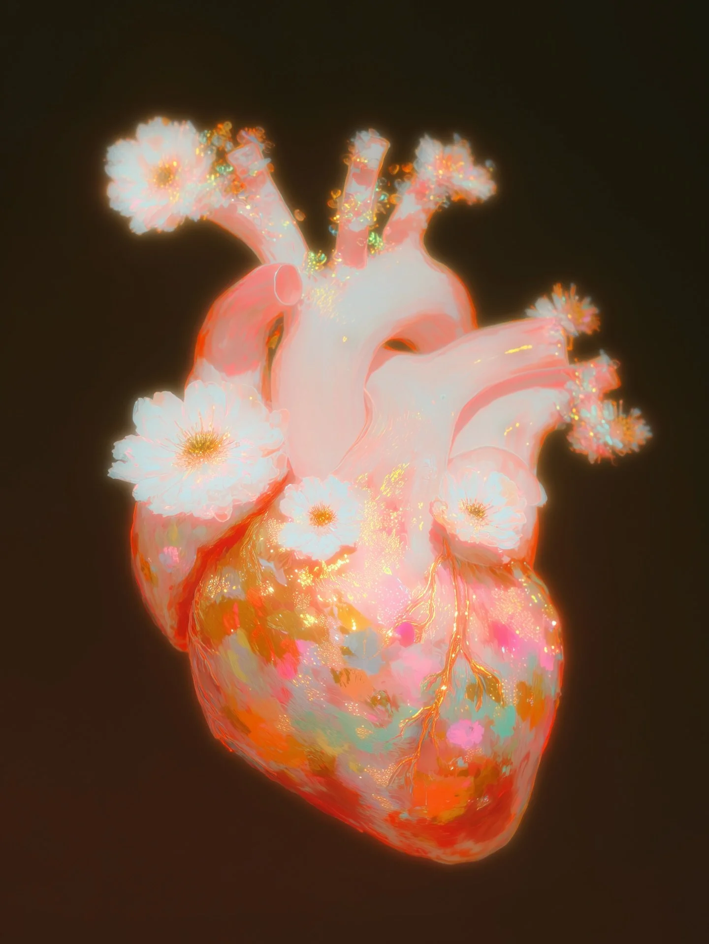 &ldquo;When you do everything with an open heart, it prospers.&rdquo;🫀💐

Digital composite (Procreate / Photoshop / Midjourney)
#creativecommunity #digitalartwork #contemporaryillustration #midjourney #softgoth