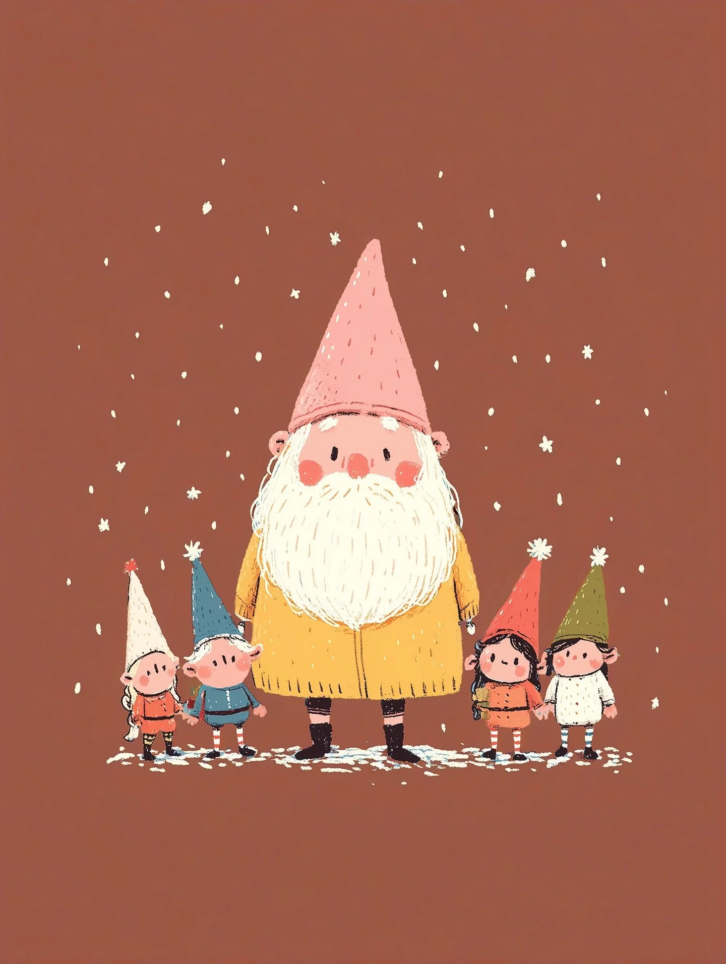 Santa and the Tiny Squad ❄️🎅🏻🧝🏻&zwj;♀️