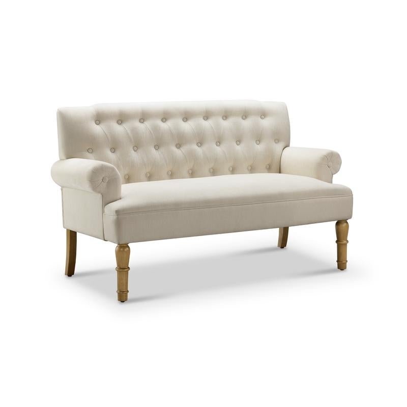 Cream Tufted Loveseat
$150