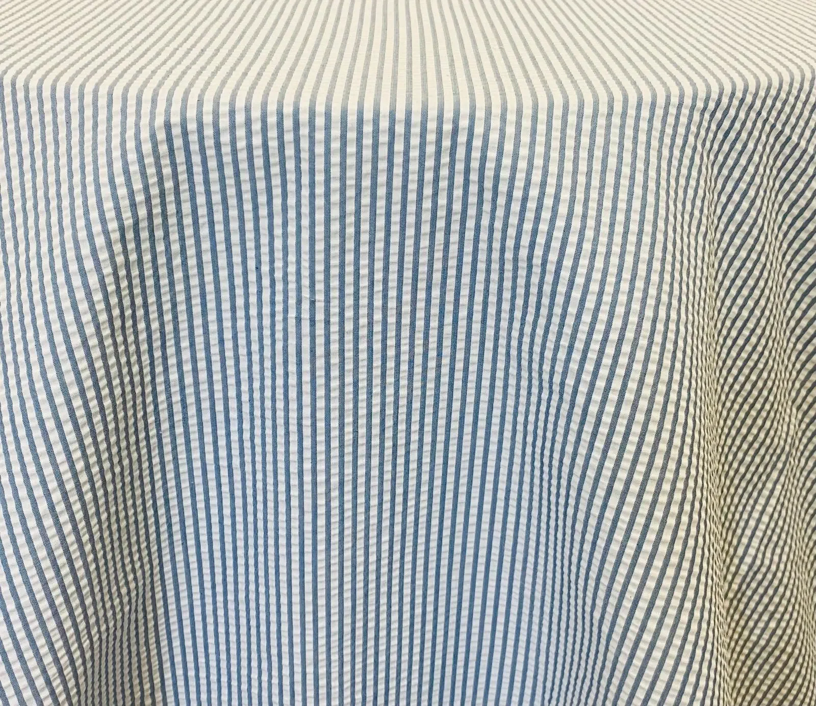 Seersucker Blue Stripe