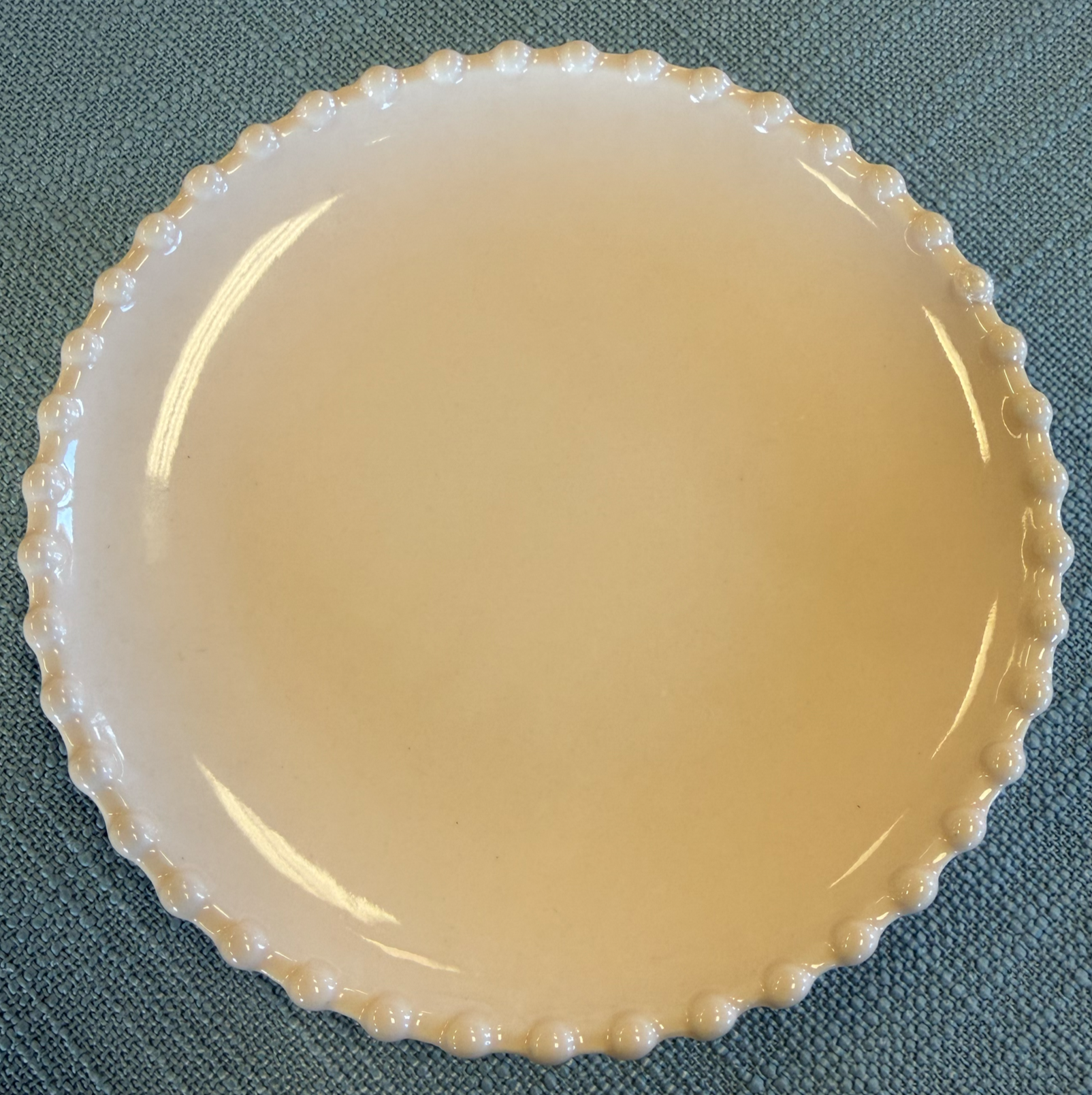 Beaded Blush B & B plate 
