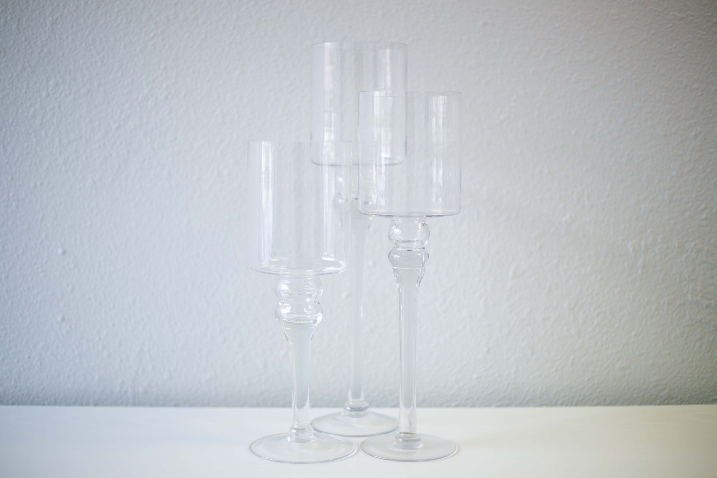 Stemmed Cylinder Trio $35
