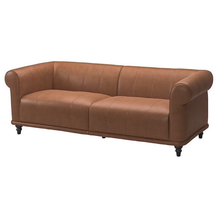Brown Leather Sofa
$450