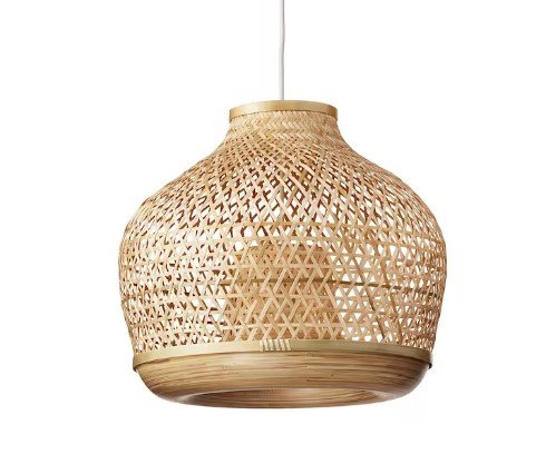 Bamboo Chandelier A w/ Bulb & Wiring
*Must be installed by third party/tent company