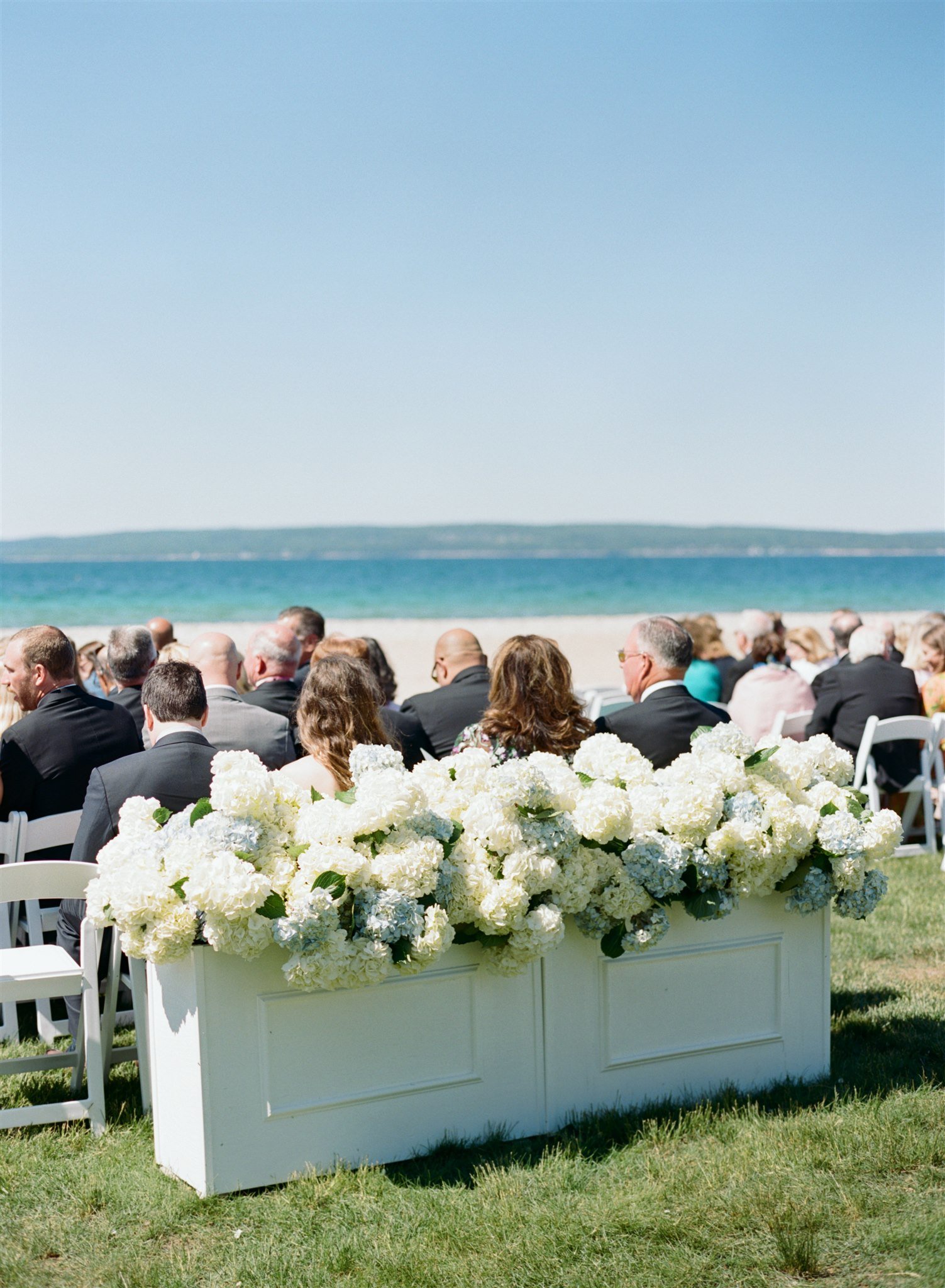 White Wood Flower Box