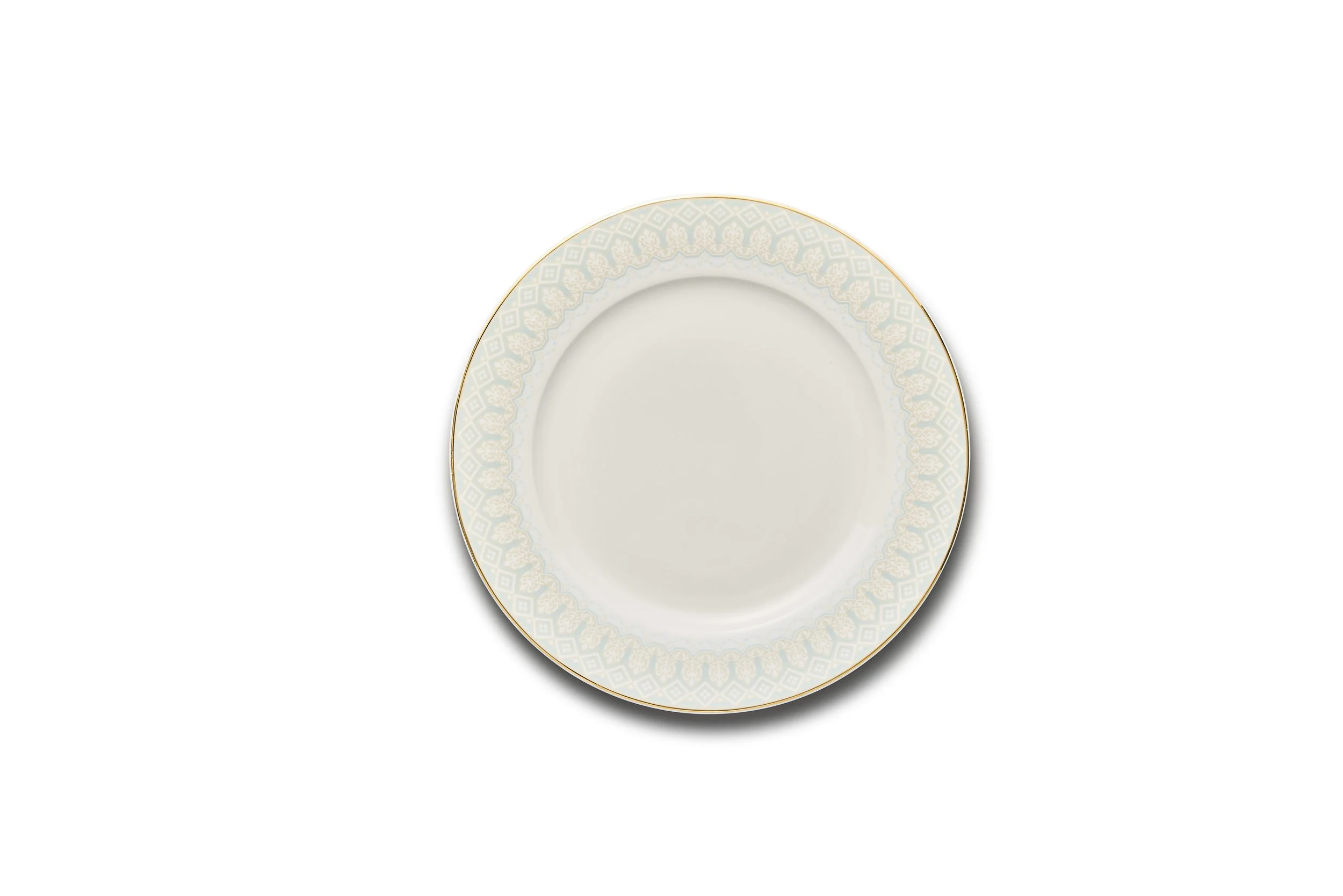 Elsa Blue Salad Plate