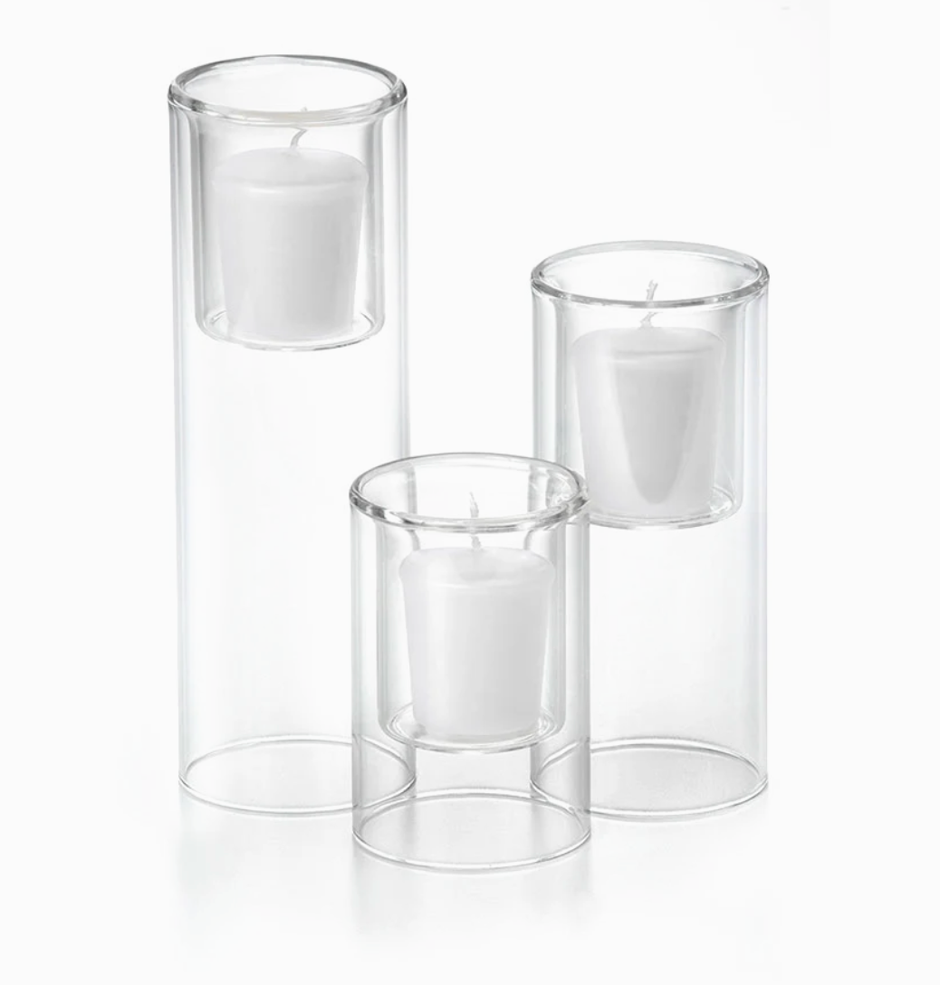 Elevated Votive Holder Trio