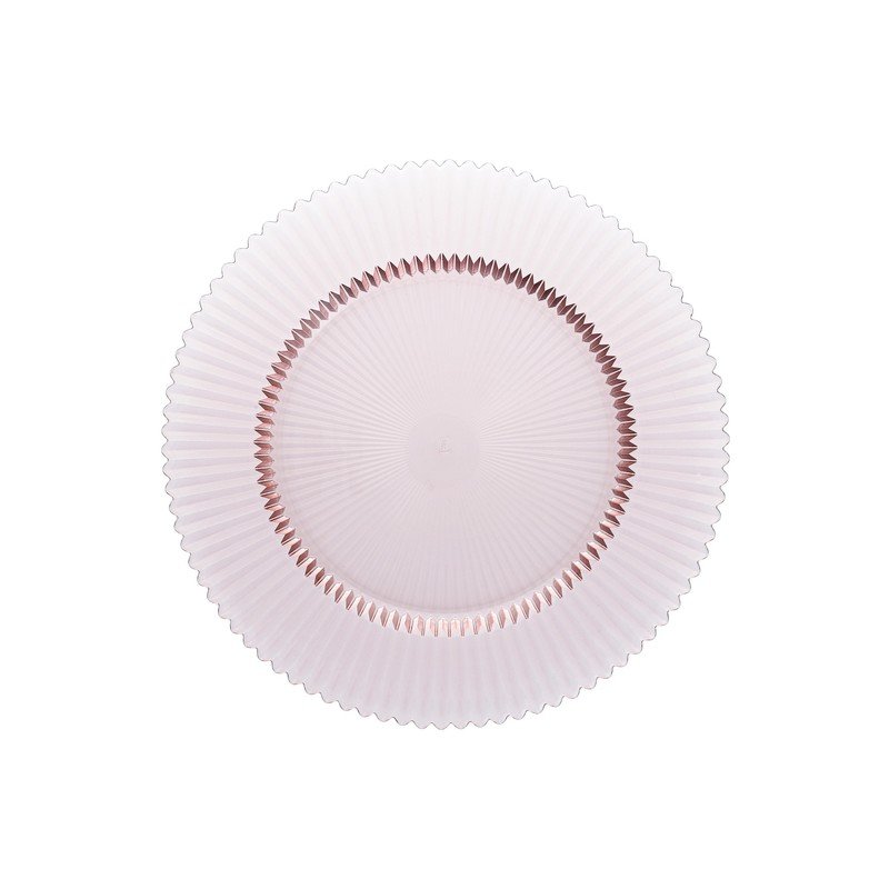 Crystal Archie Charger Blush 13" ~ $7