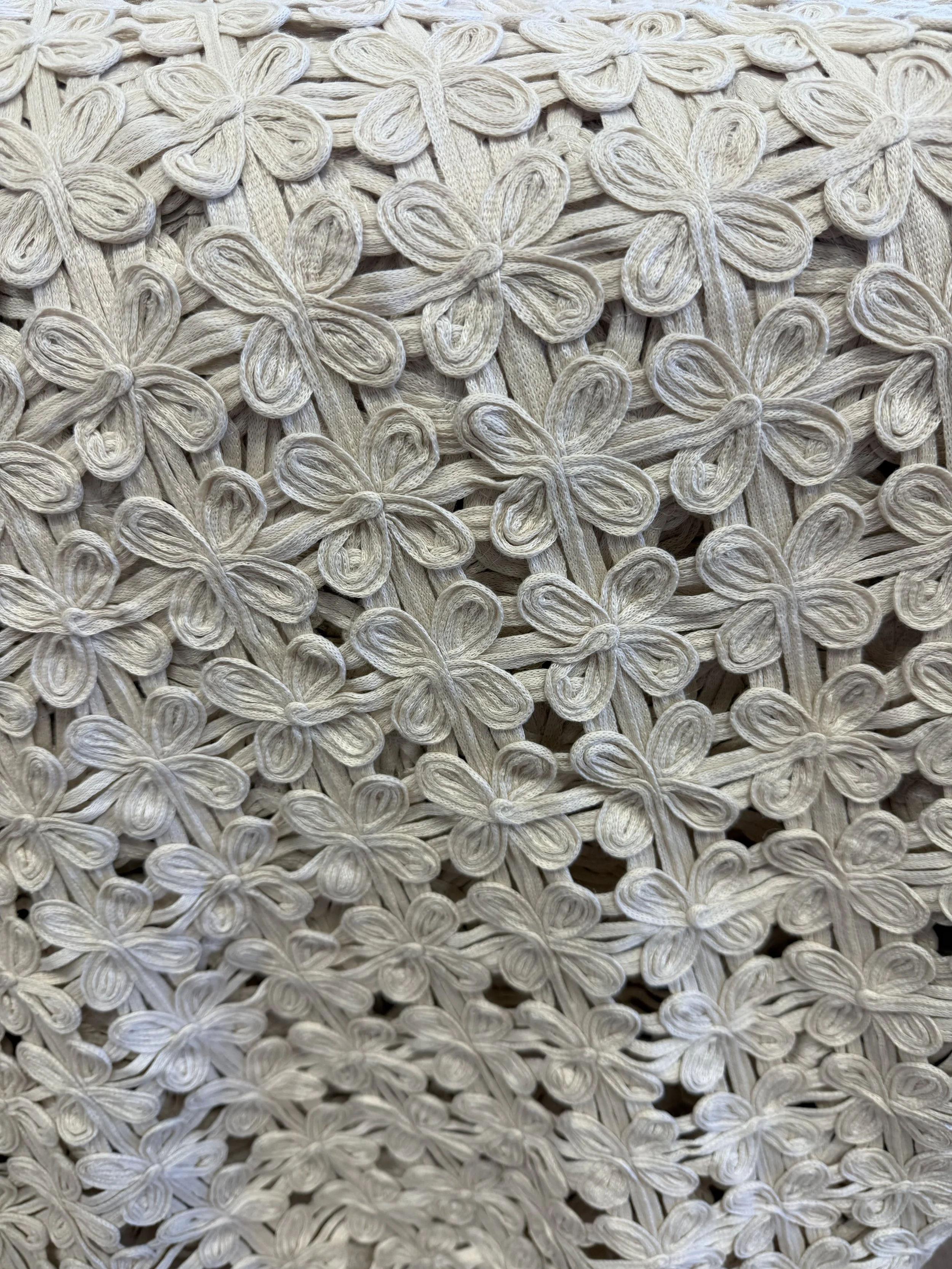 Meadow Lace Overlay~Natural 