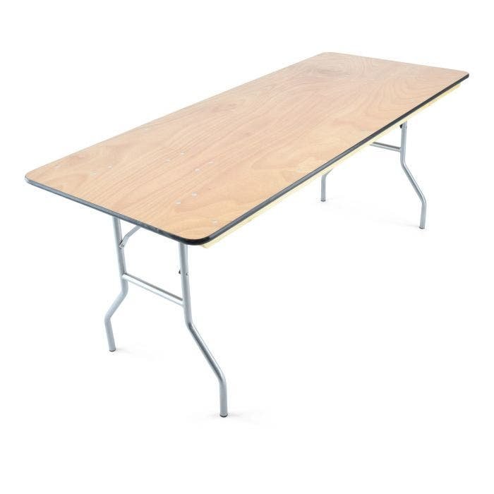 6 Foot Banquet
6ft x 30in
$16.50 ea