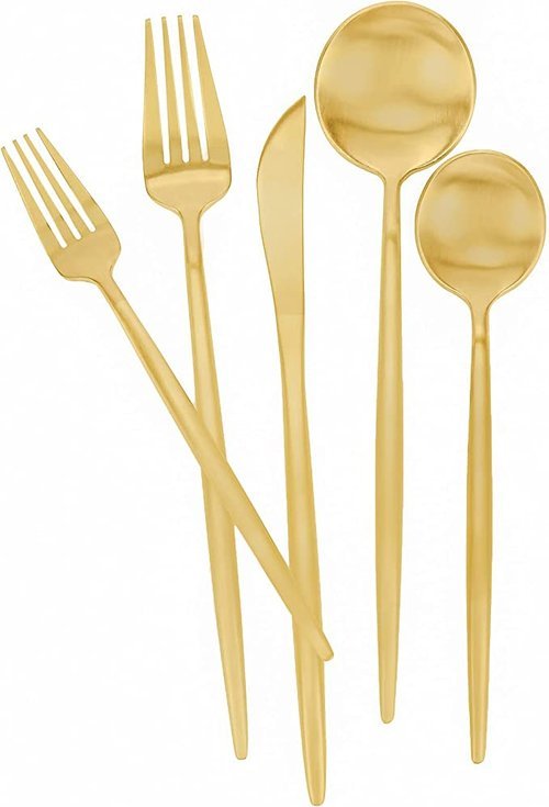 Gold Flatware