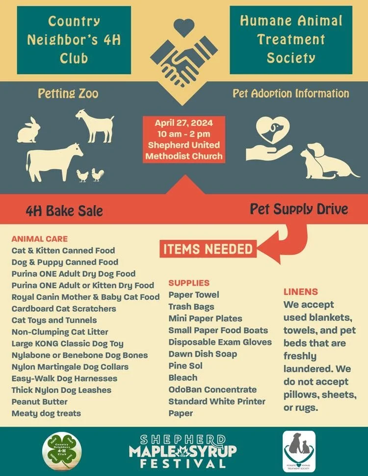 Petting Zoo — Shepherd Maple Syrup Festival